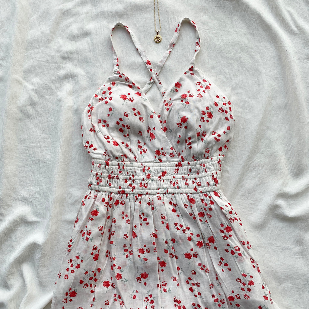FLORAL DRESS FROM HOLLISTER (Bust : 30-34, Upper Waist : 23-28)