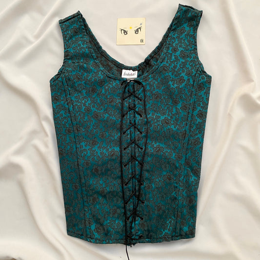 TEAL CORSET