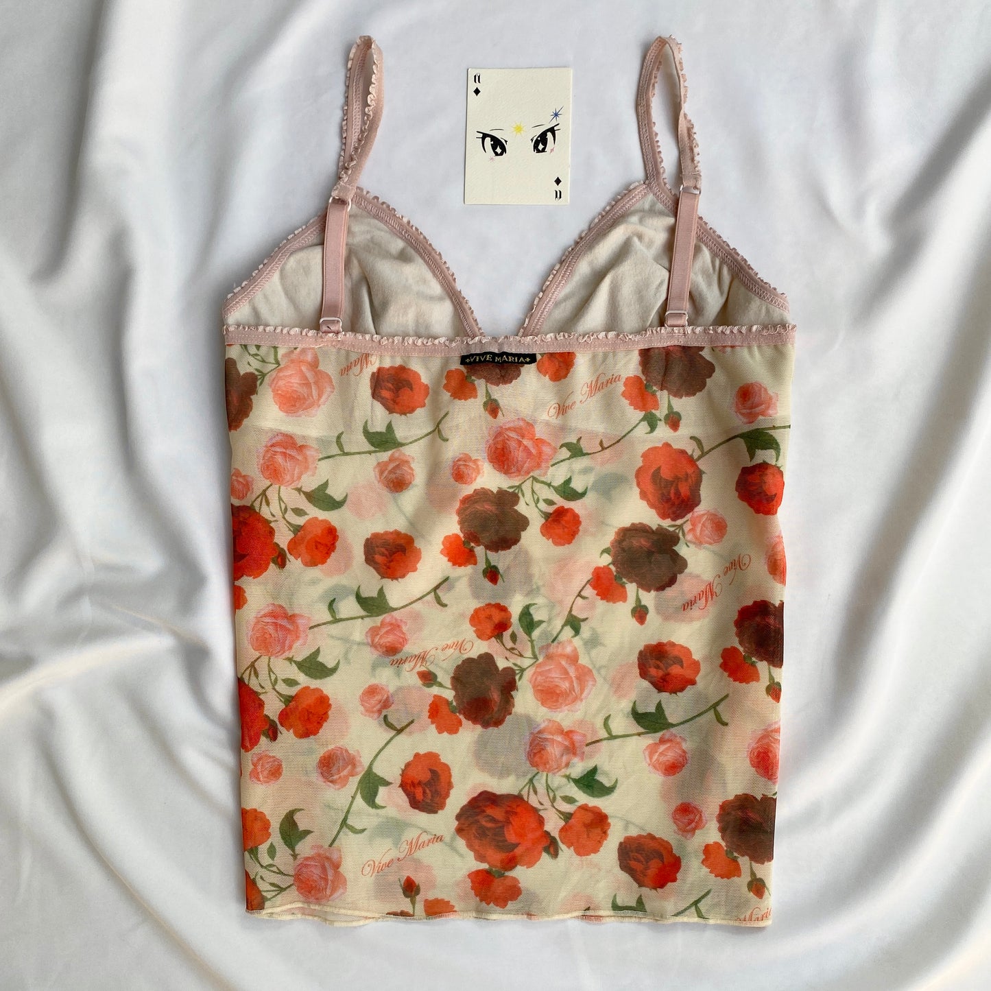 FLORAL CAMI TOP (Bust : 34-36, Upper Waist : 28-34)
