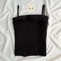 BLACK FOLD-OVER CORSET FROM HM (Bust : 34-36, Upper Waist : 29-34)