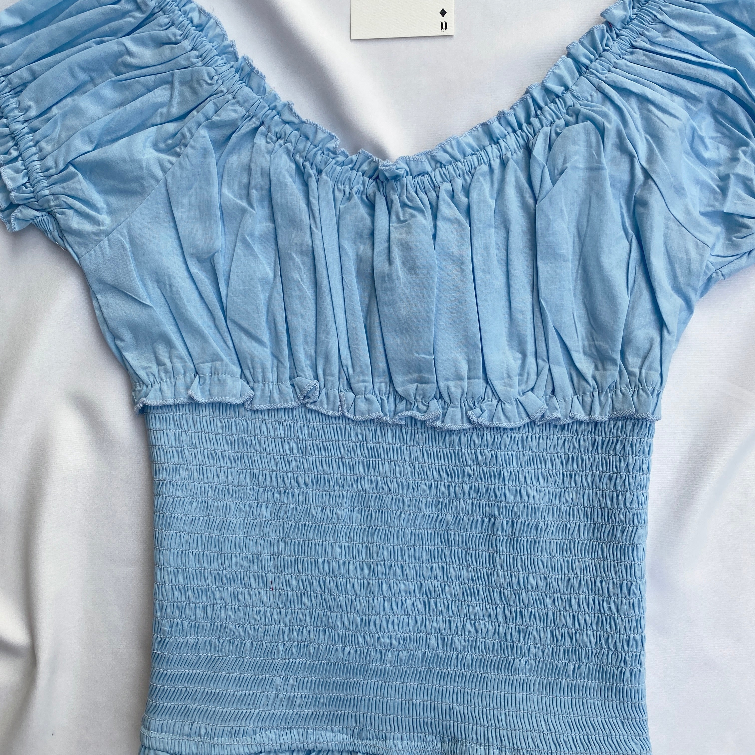 BLUE TOP (Bust : 30-34, Upper Waist : 26-32)