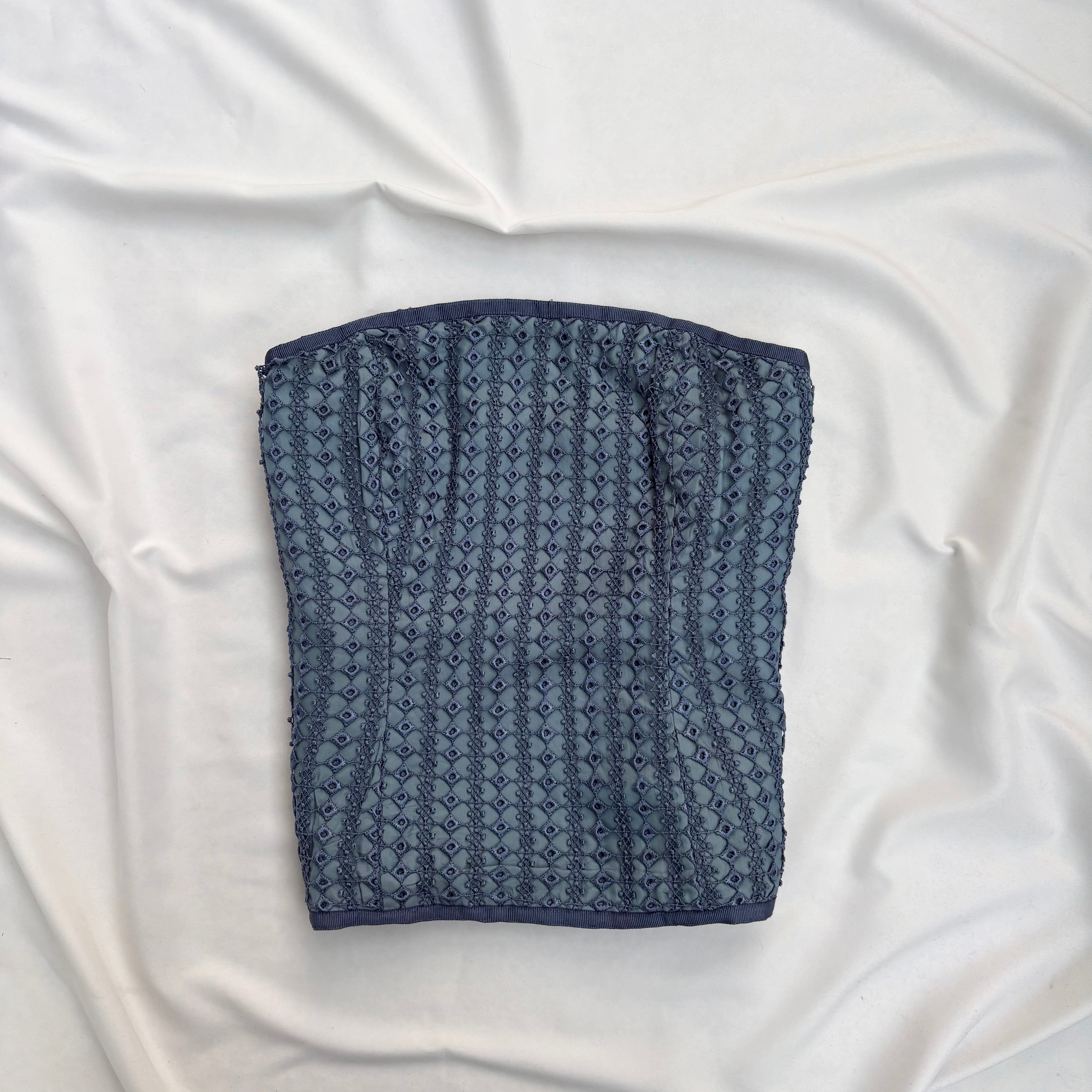 BLUE CORSET (Bust : 30-34, Upper Waist : 26-28)