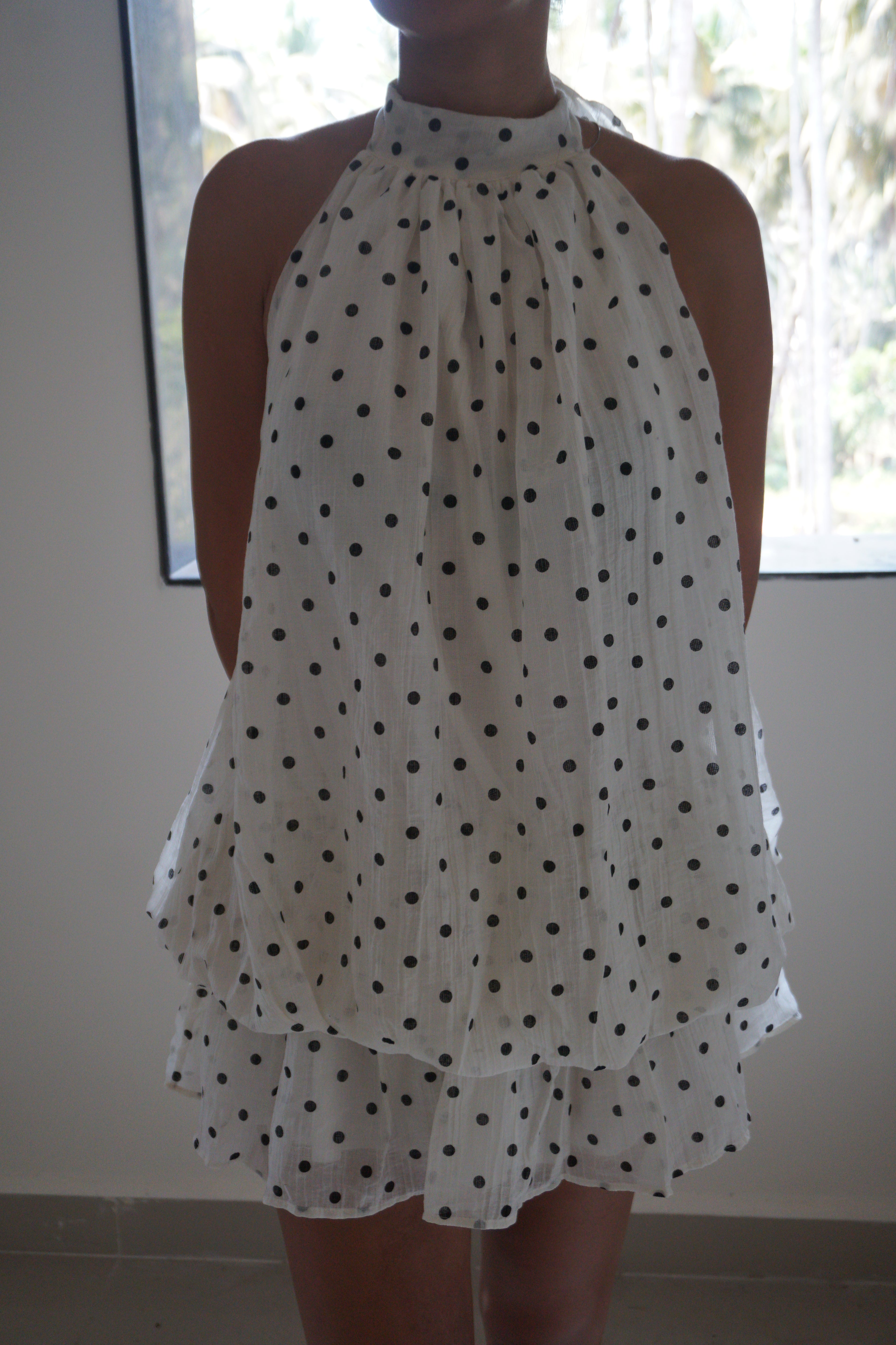 POLKA DOT DRESS (Bust : 30-36, Upper Waist : 24-32)