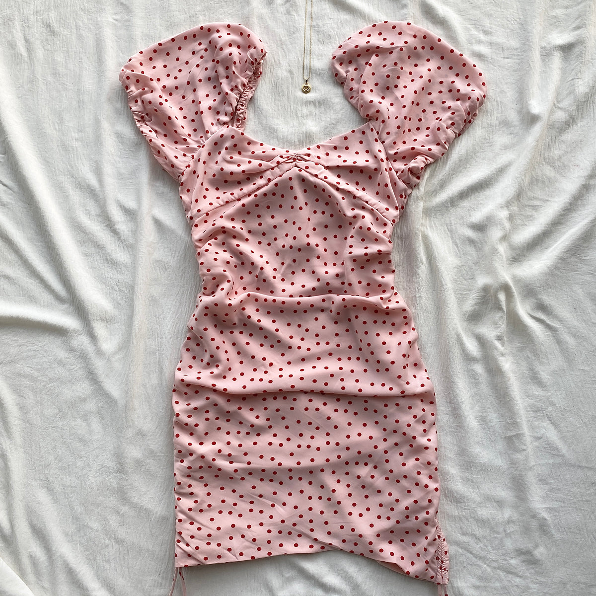 POLKA DOT DRESS FROM ZARA (Bust : 32-34, Upper Waist : 28-32)