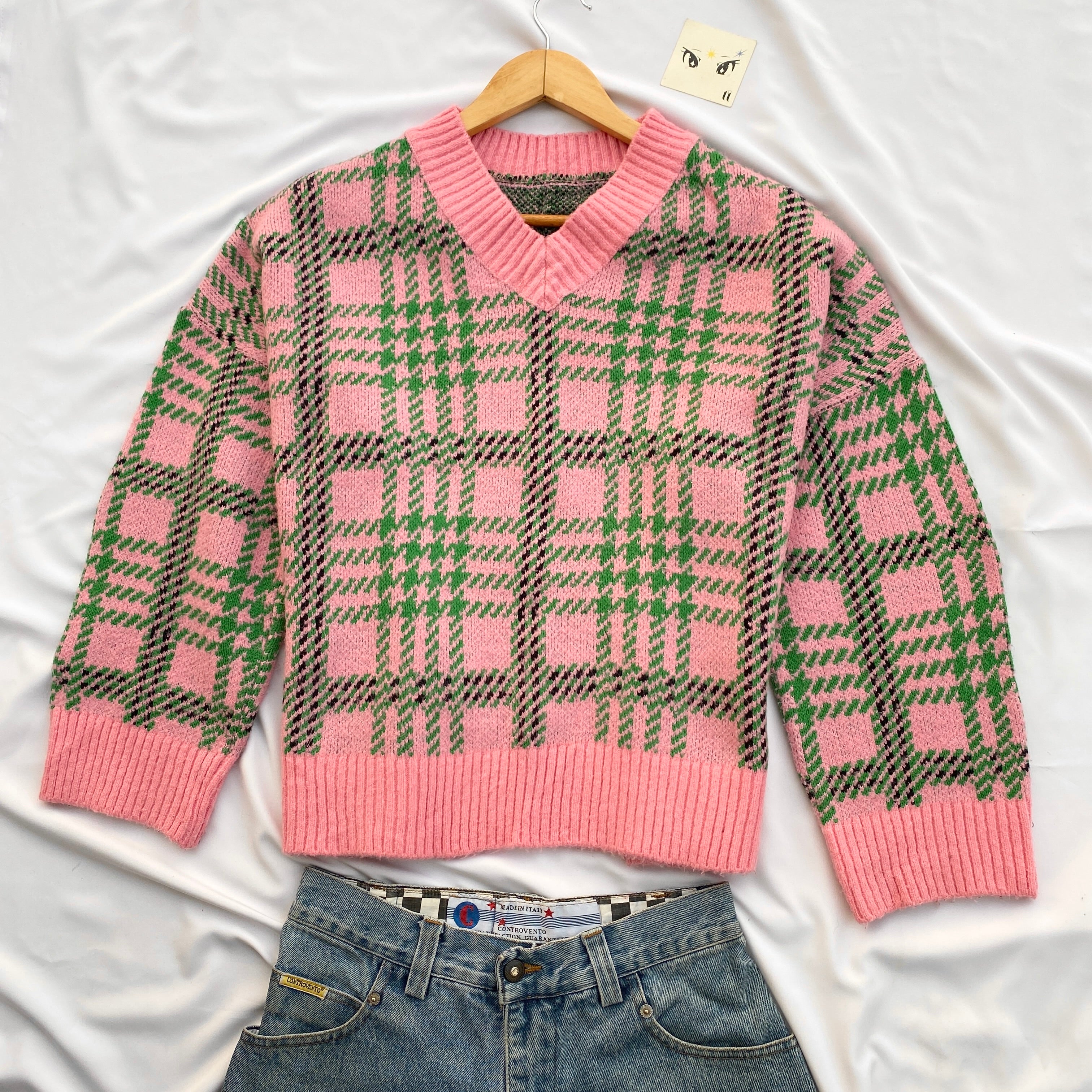 PINK KNIT (Bust : 50, Length : 24)