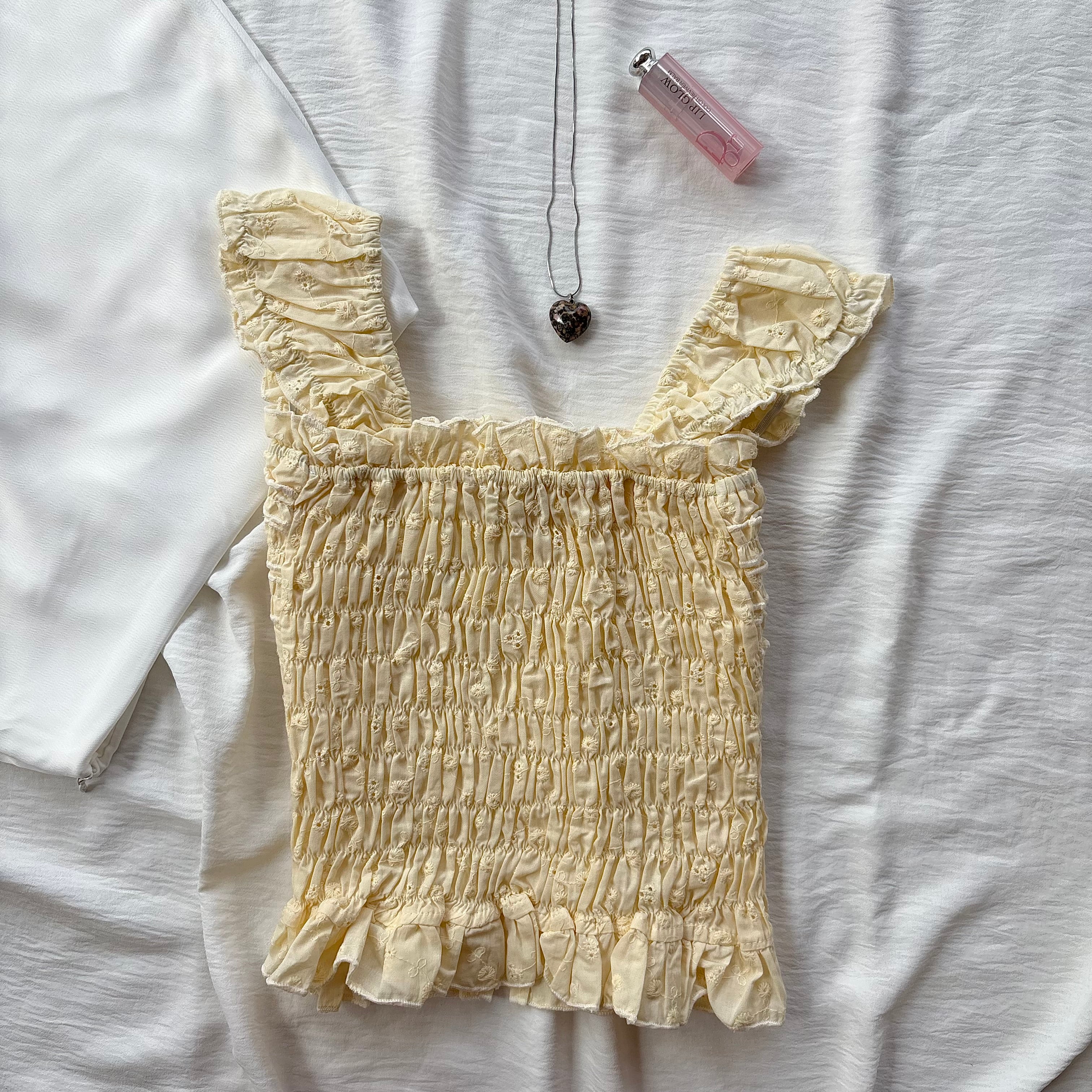 BUTTER YELLOW TOP (Bust : 28-34, Upper Waist : 24-28)