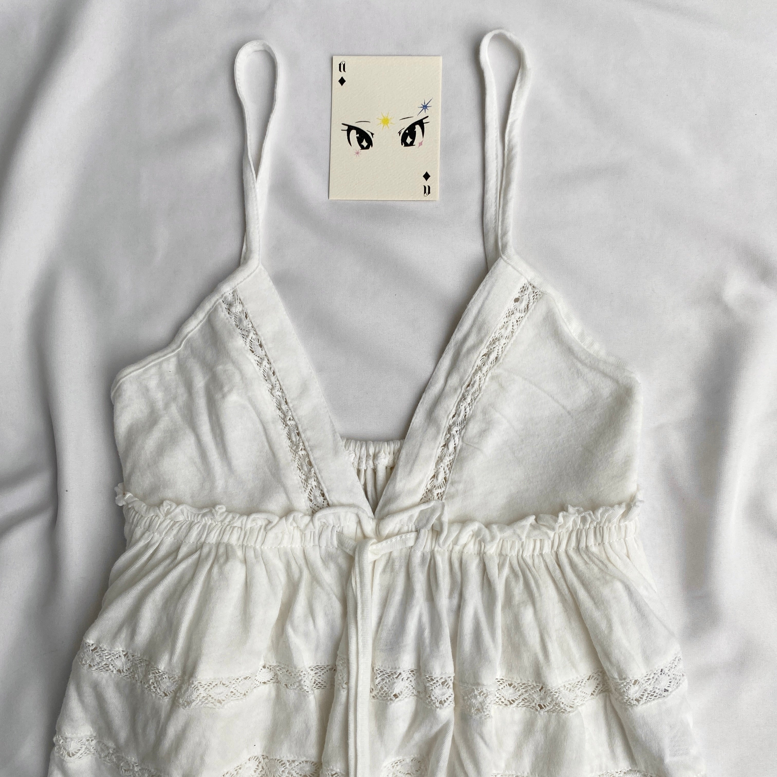 WHITE BABYDOLL TOP FROM URBAN OUTFITTERS (Multiple sizes available)