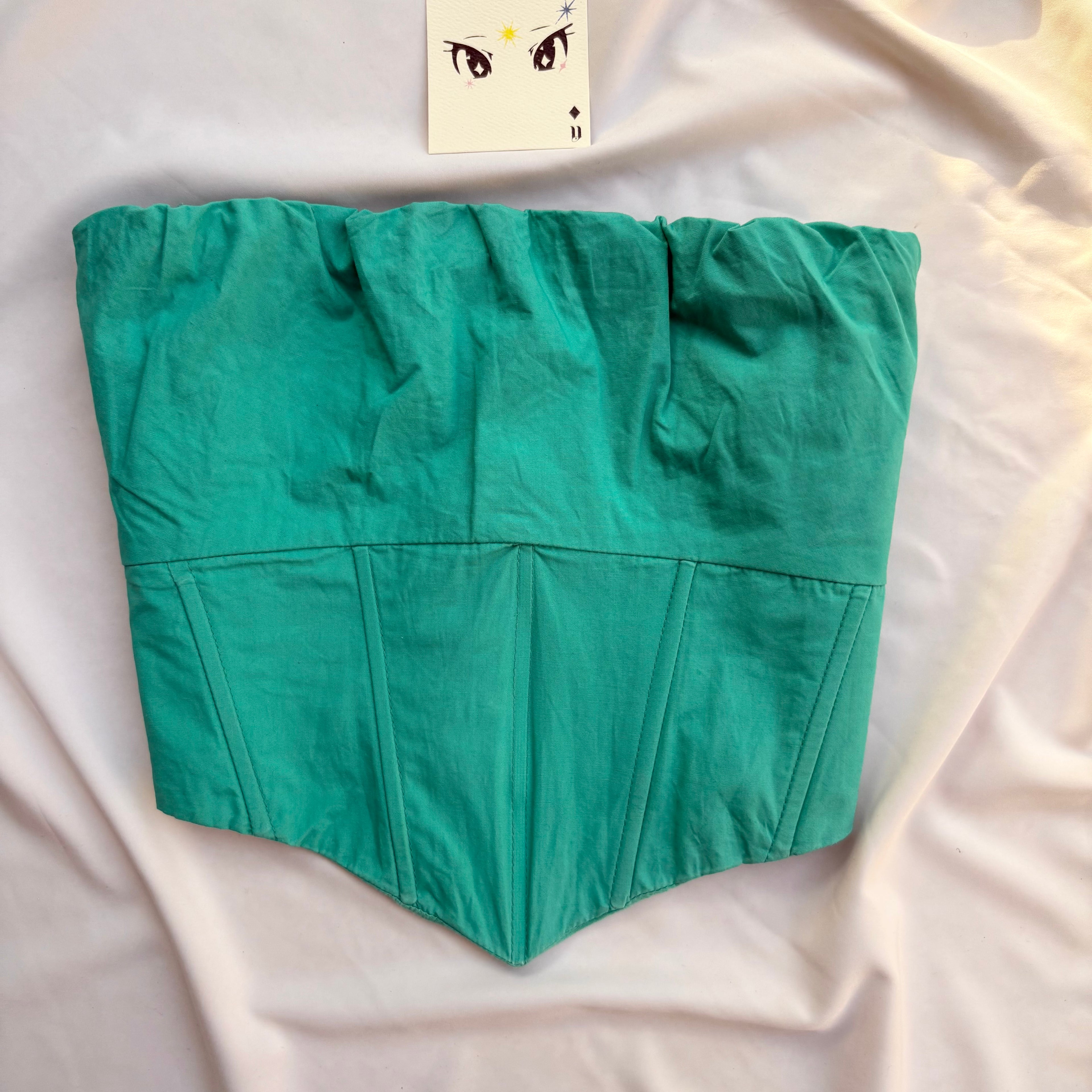 TEAL CORSET FROM PRINCESS POLLY (Bust : 34-36, Upper Waist : 30-32)