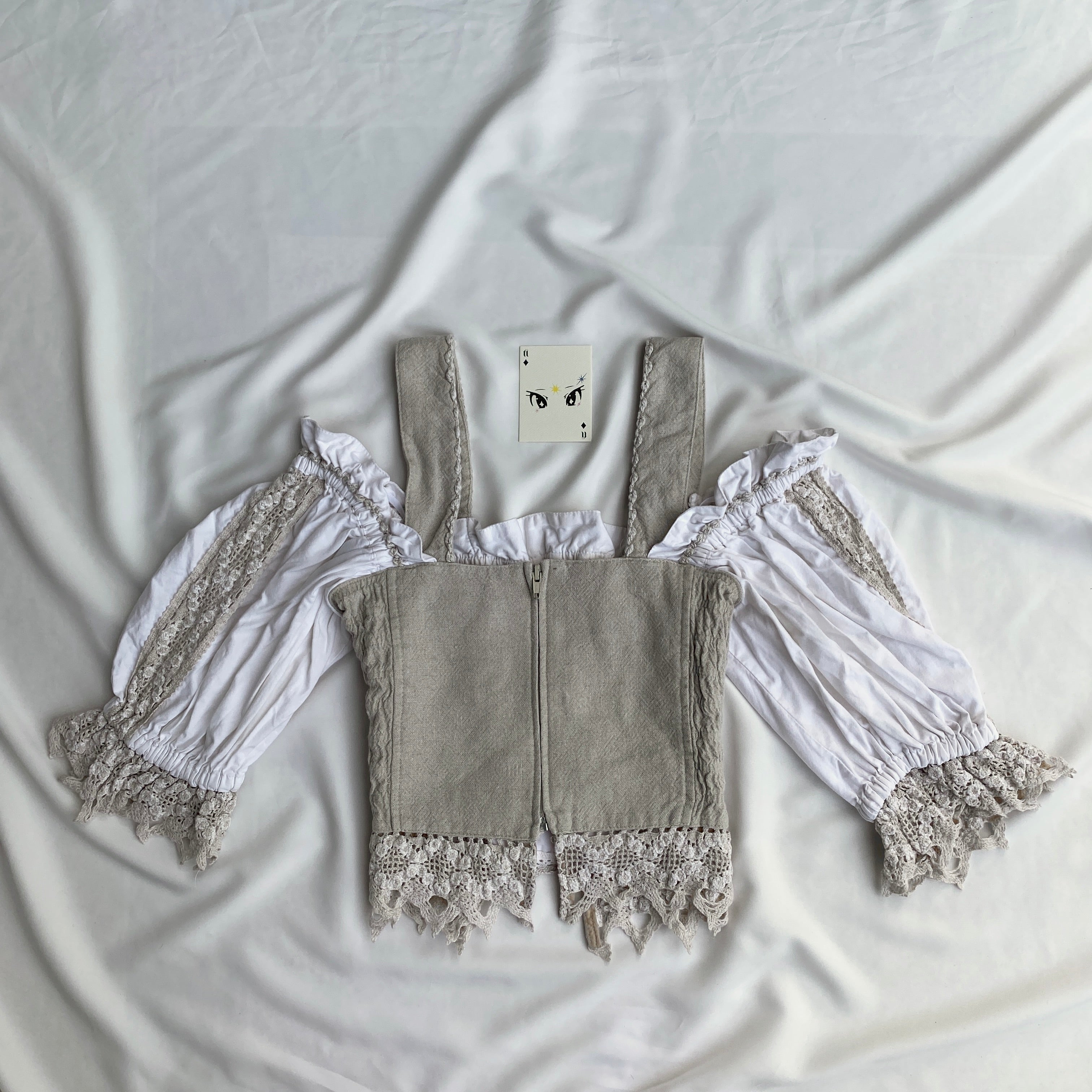 COTTAGECORE CORSET (Bust : 32-34, Upper Waist : 28-32)