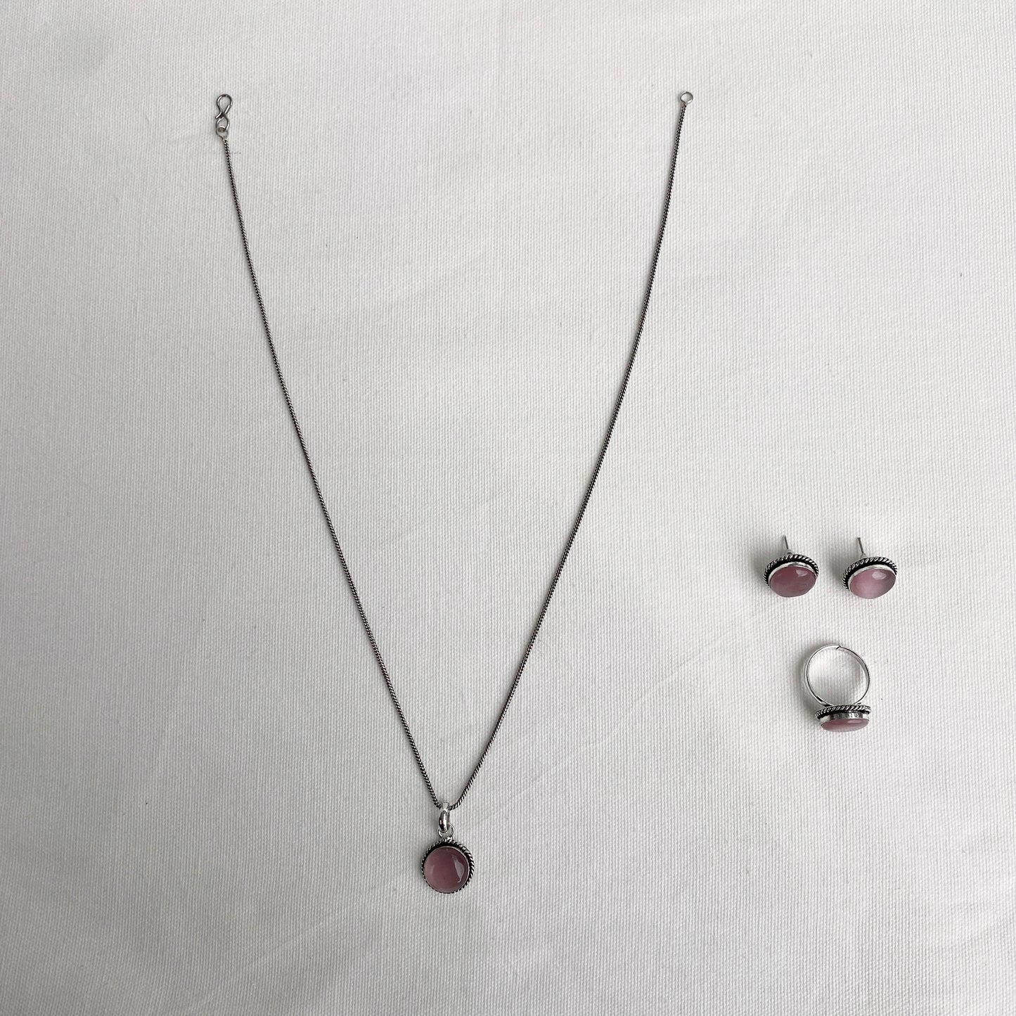 STONE (NECKLACE, EARRING AND RING) SET