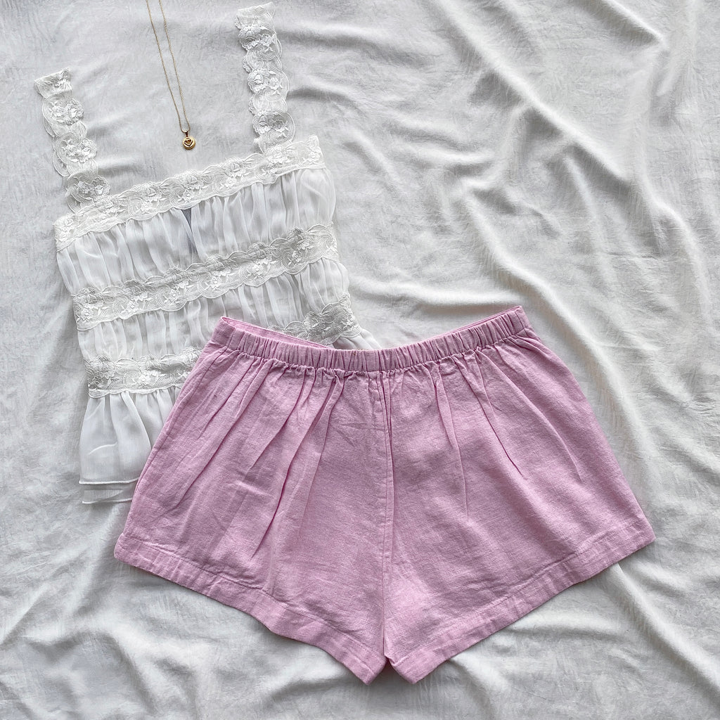 PINK MINI SHORTS FROM FREE PEOPLE (S)