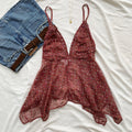RED EMEBLLISHED TOP (Sizes available)