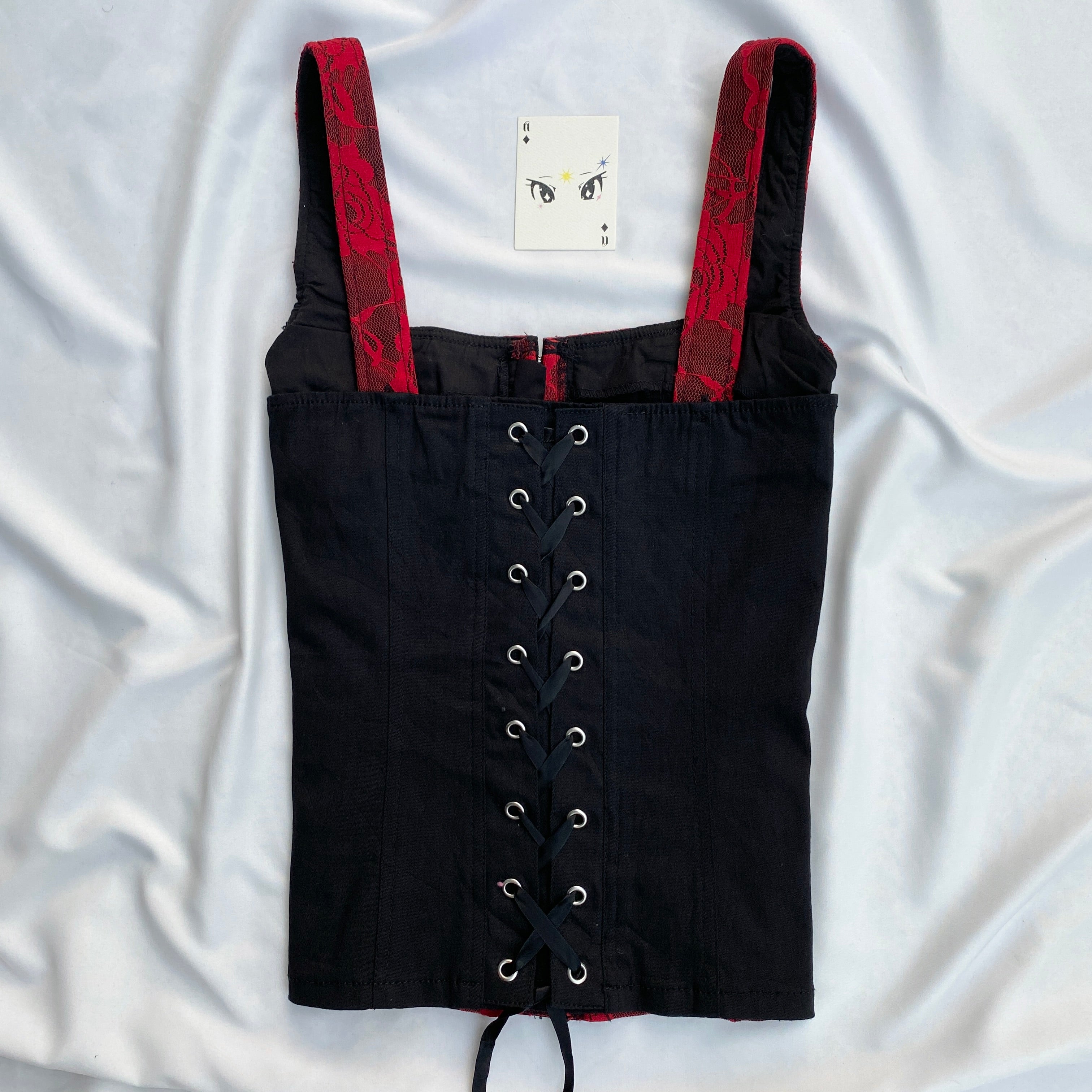 GOTH CORSET (Bust : 34-36, Upper Waist : 28-32)