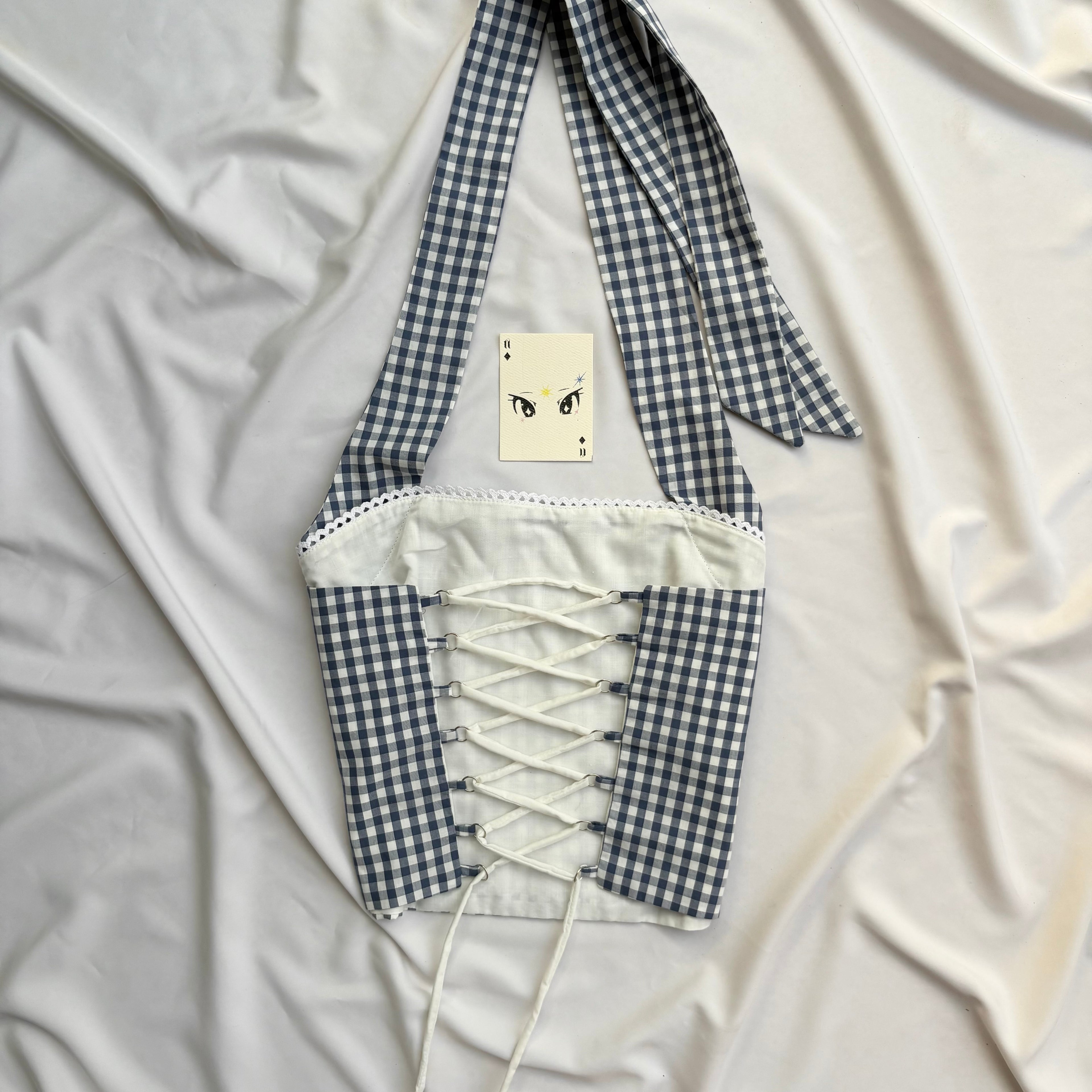 ARANYA in Blue Ghingham