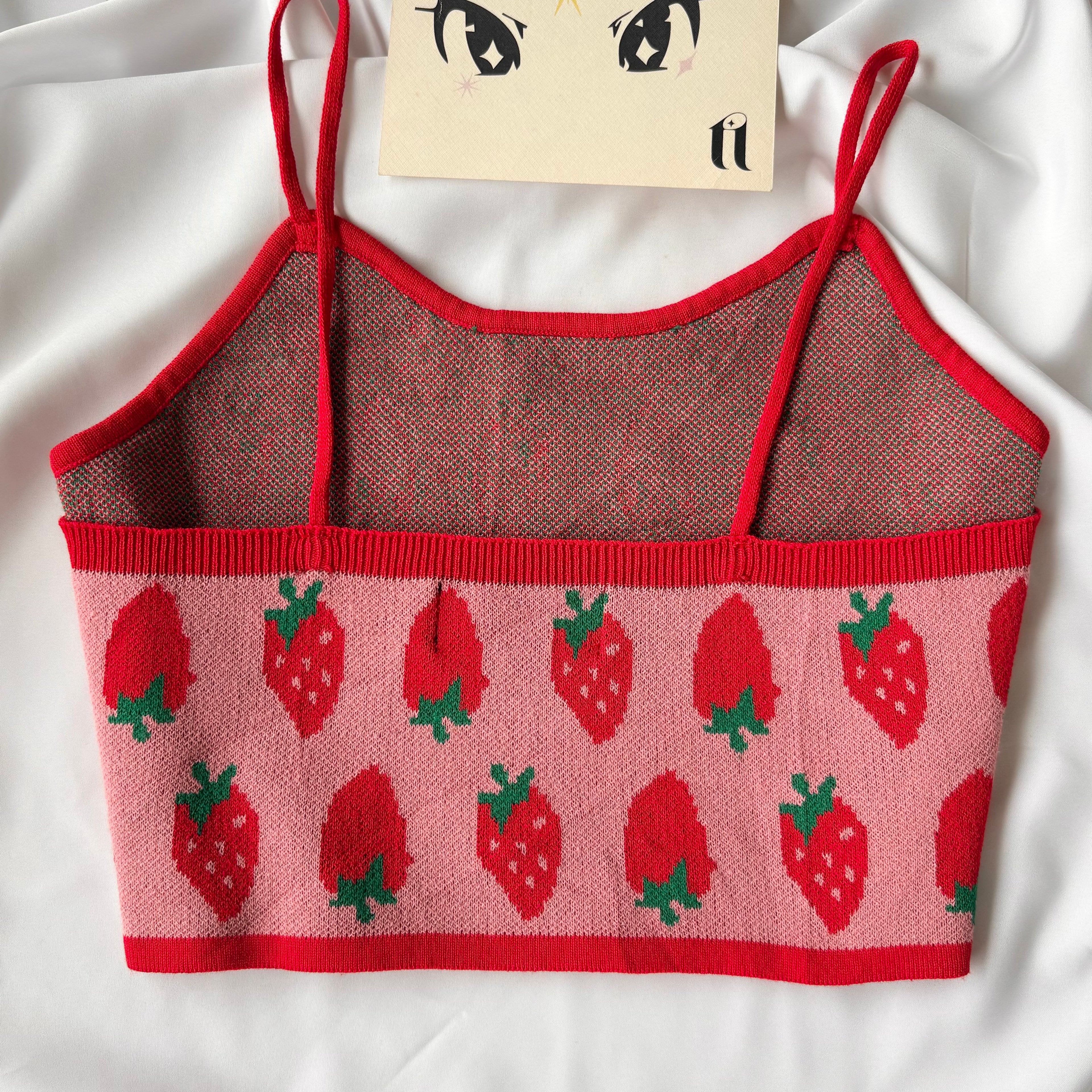 STRAWBERRY TOP FROM CIDER (Bust : 30-34, Upper Waist : 26-32)
