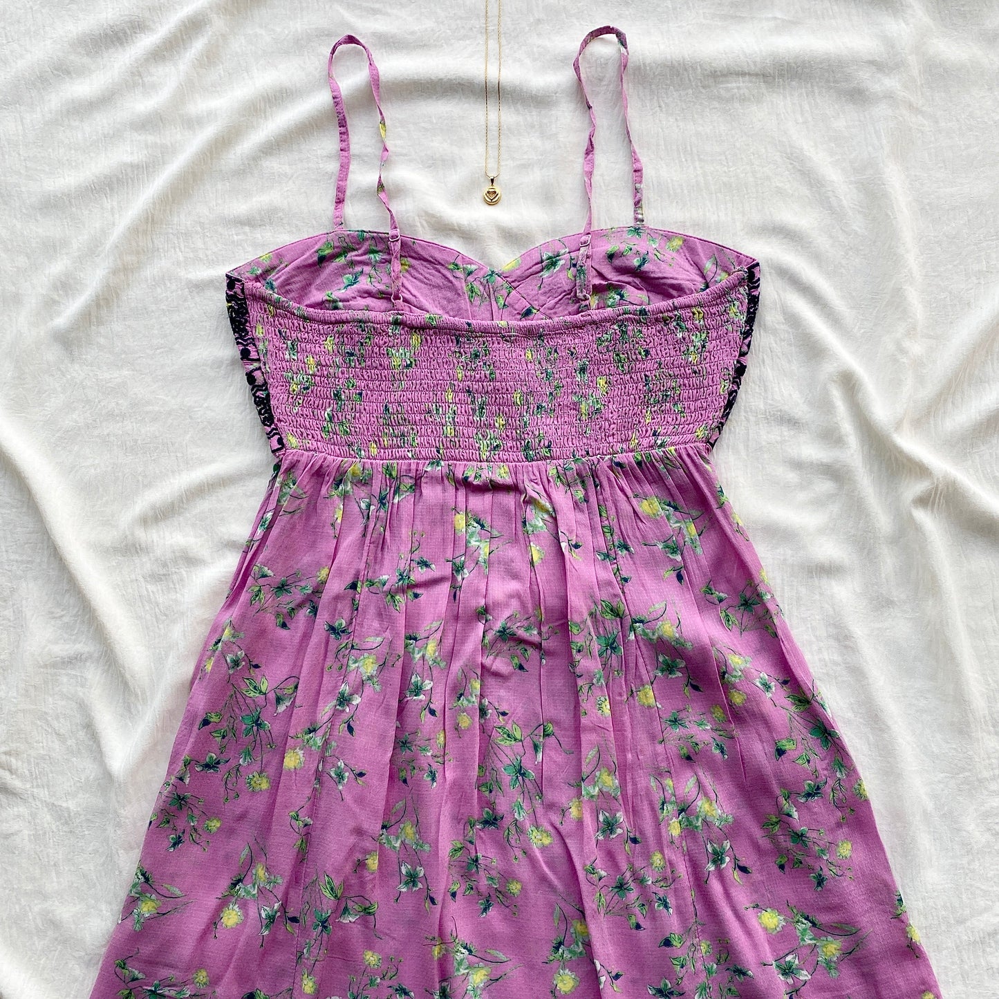 FLORAL DRESS IN PINK FROM FREE PEOPLE