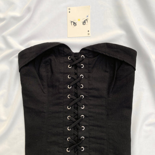 BLACK CORSET FROM HM (Bust : 30-34, Upper Waist : 24-28)