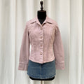 BLUSH PINK DENIM JACKET (Fits XS/S)