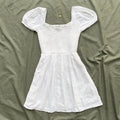 WHITE DRESS FROM HOLLISTER (Bust : 28-32, Upper Waist : 23-28)