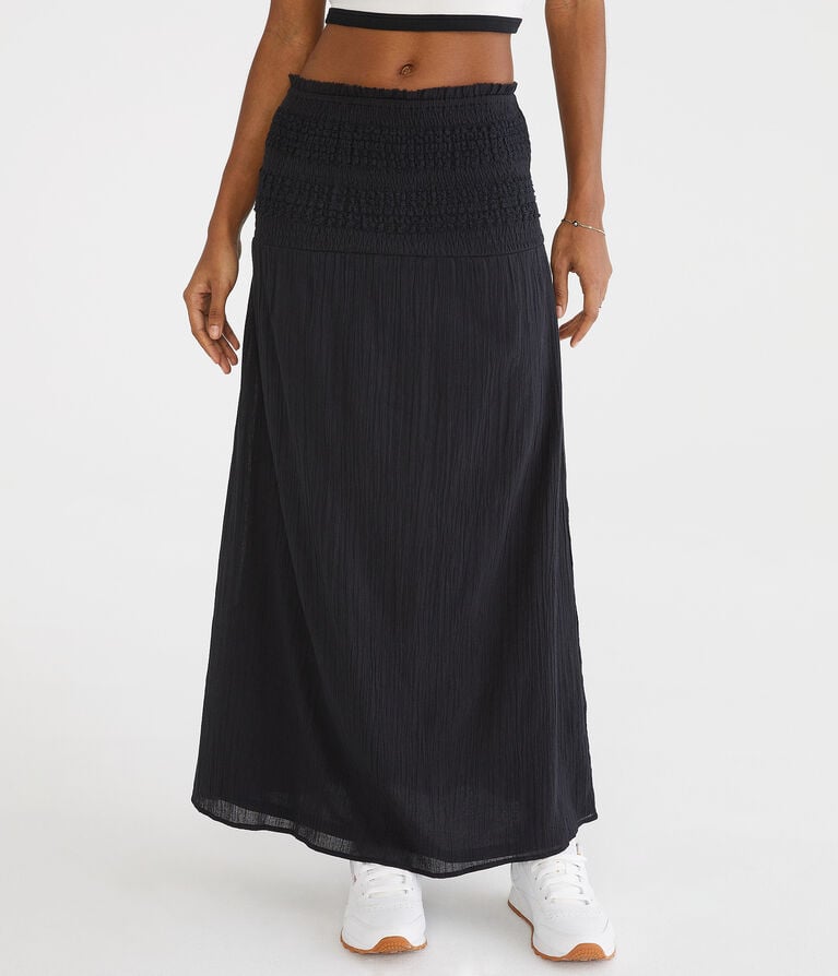 BLACK BANDEAU 2 IN 1 (DRESS AND SKIRT) FROM AEROPOSTALE (Bust : 28-32, Upper Waist : 23-28)