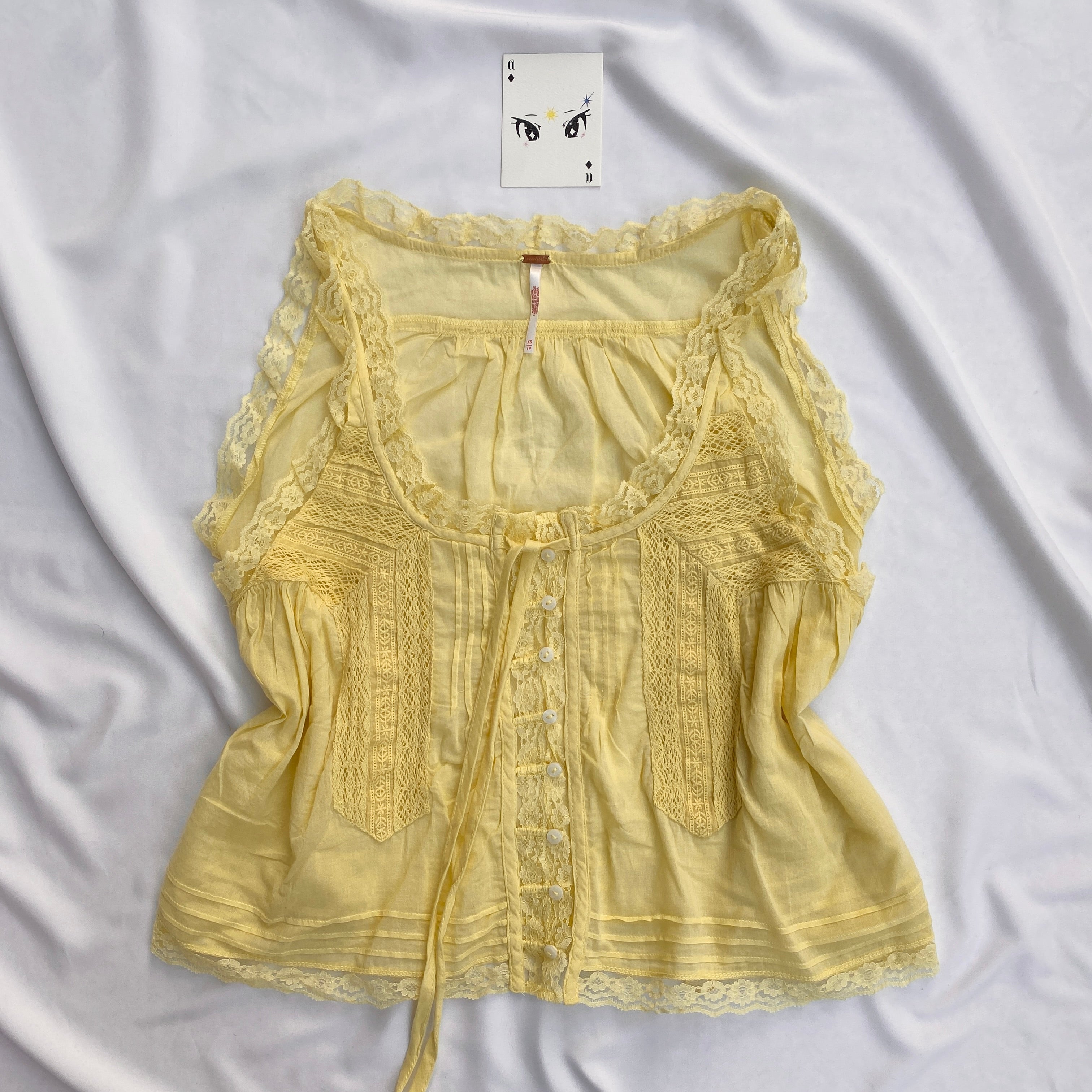 YELLOW TOP FROM FREE PEOPLE (Sizes available)