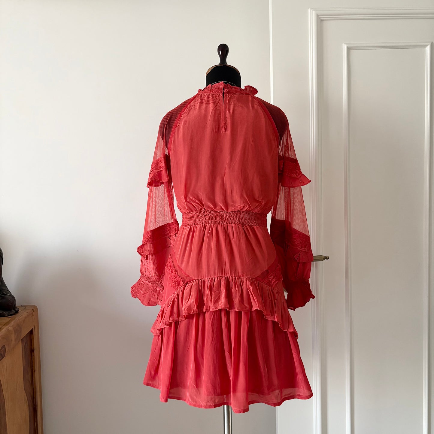 RUST ORANGE LACE DRESS (Multiple sizes available)