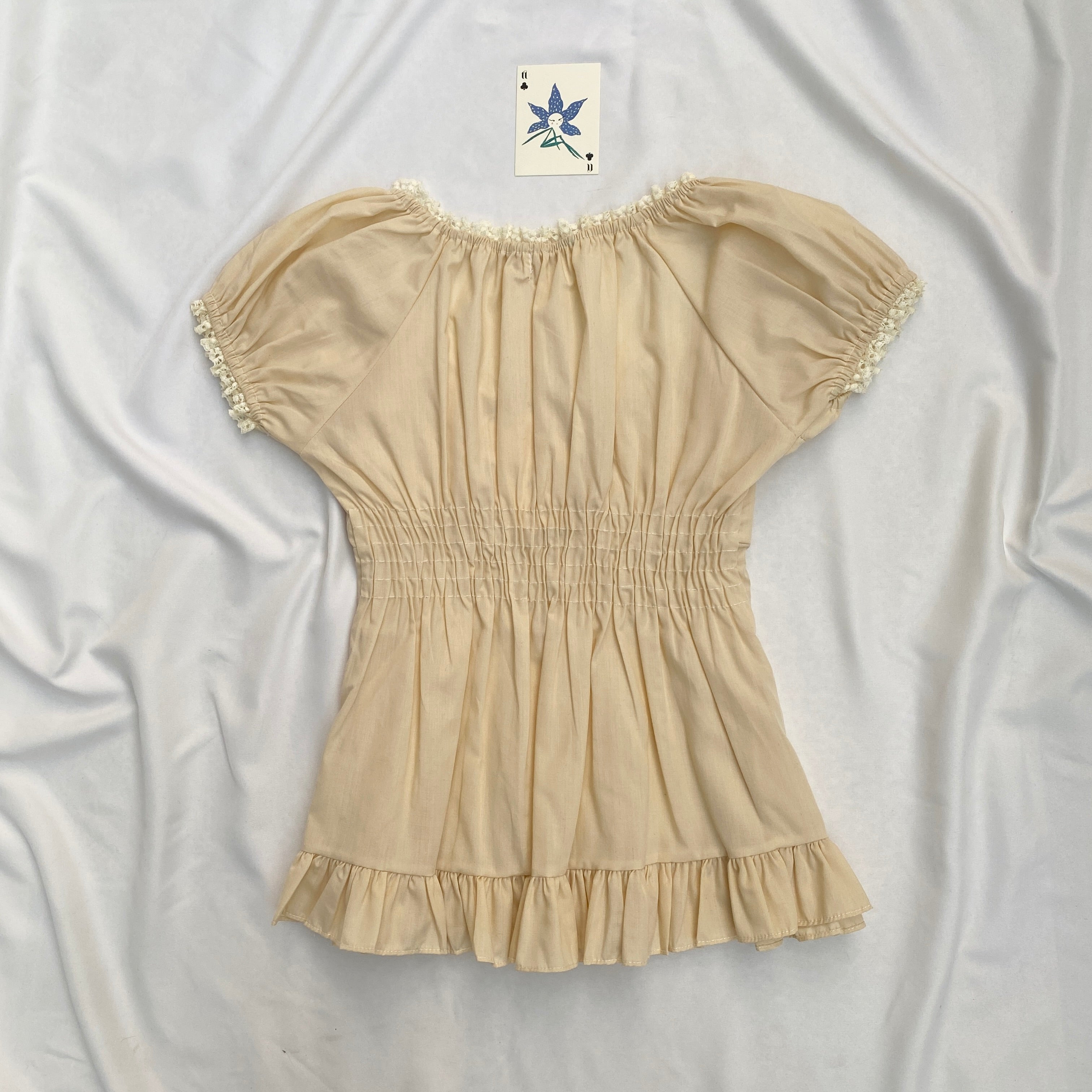 BUTTER YELLOW TOP (Bust : 30-34, Upper Waist : 24-28)
