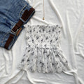 WHITE TUBE TOP FROM AMERICAN EAGLE (Two sizes)