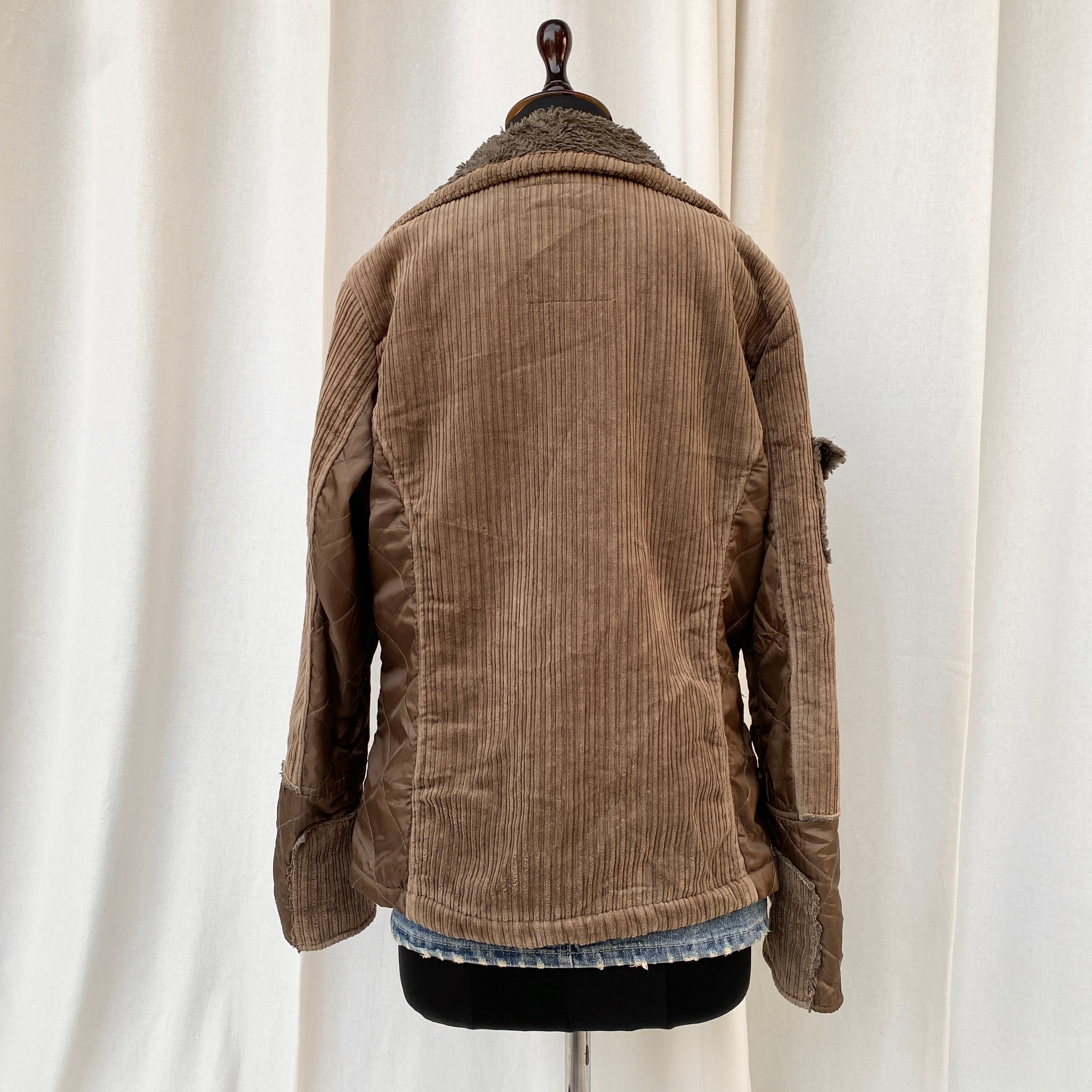 BROWN FUR JACKET (Fits M/L/XL)