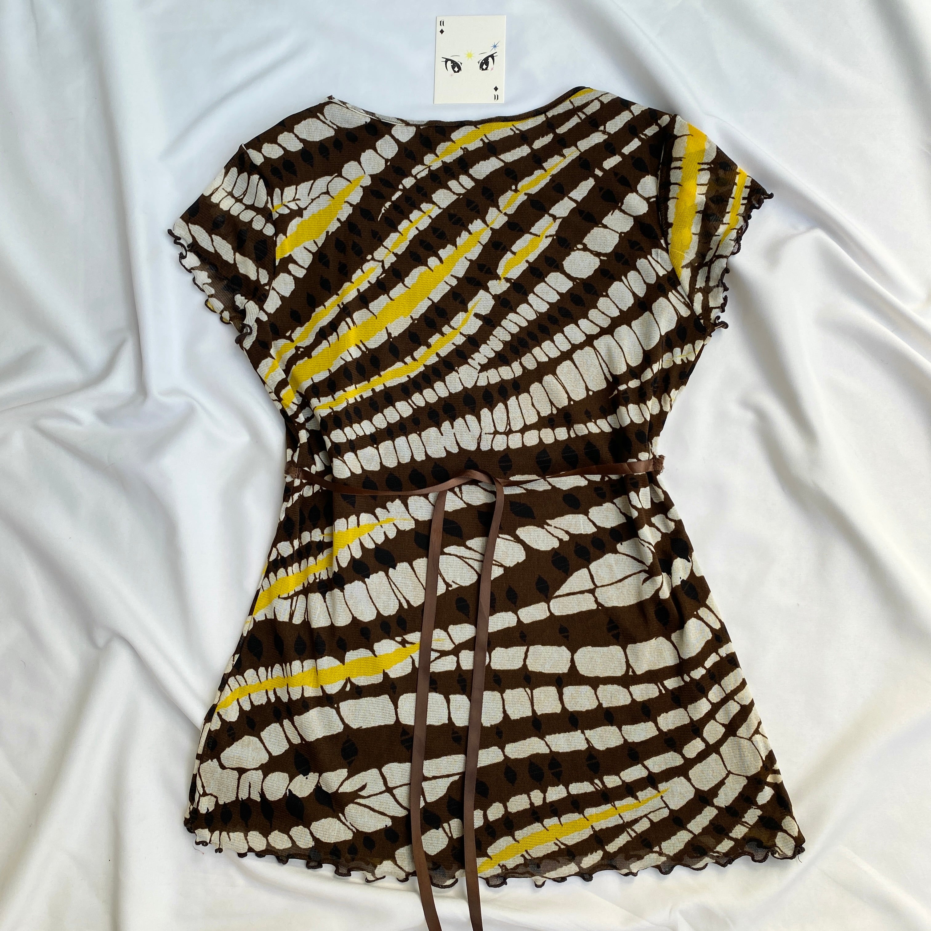 Y2K TOP (Bust : 34-36, Upper Waist : 26-34)