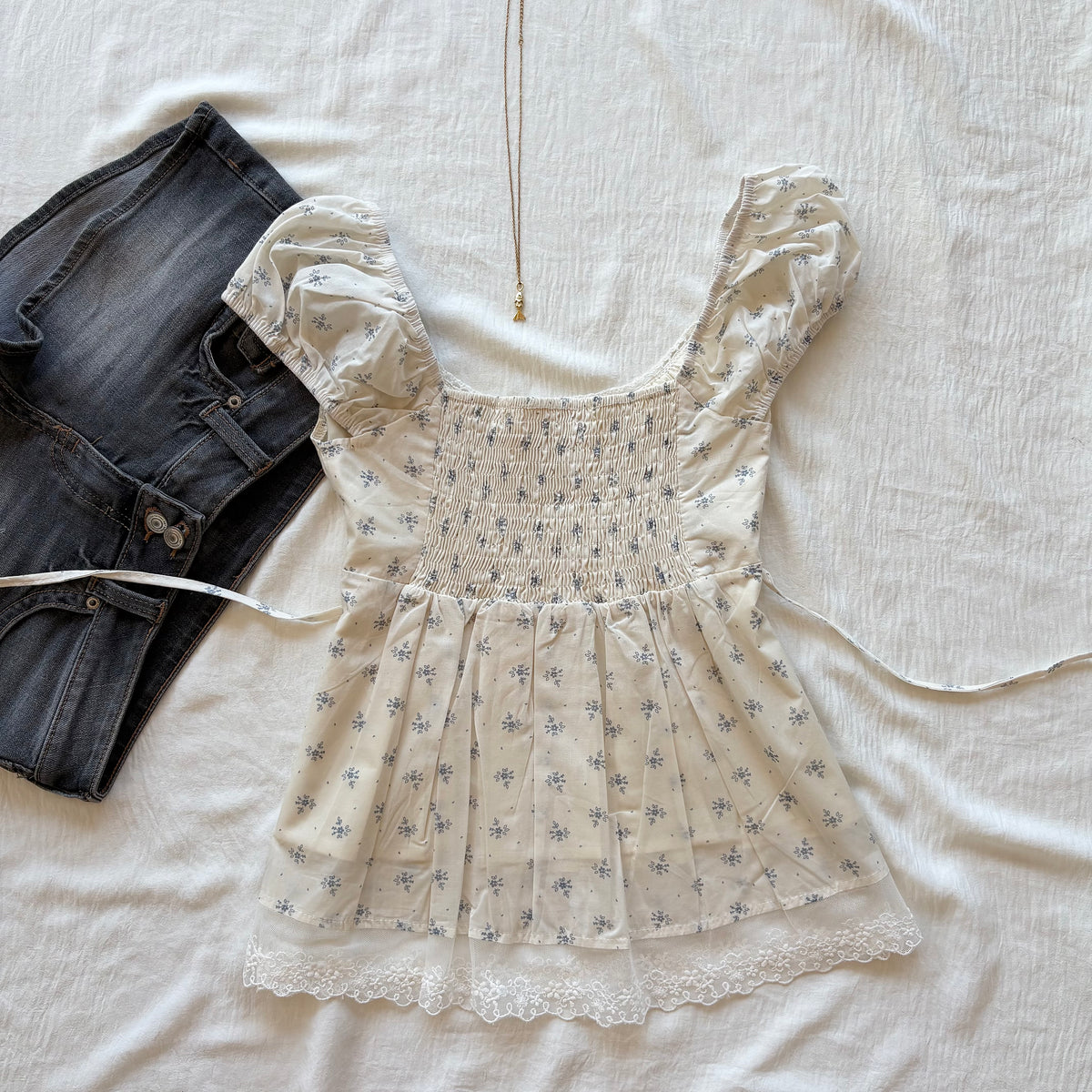 BLUEBELL TOP (Bust : 30-34, Upper Waist : 24-28)