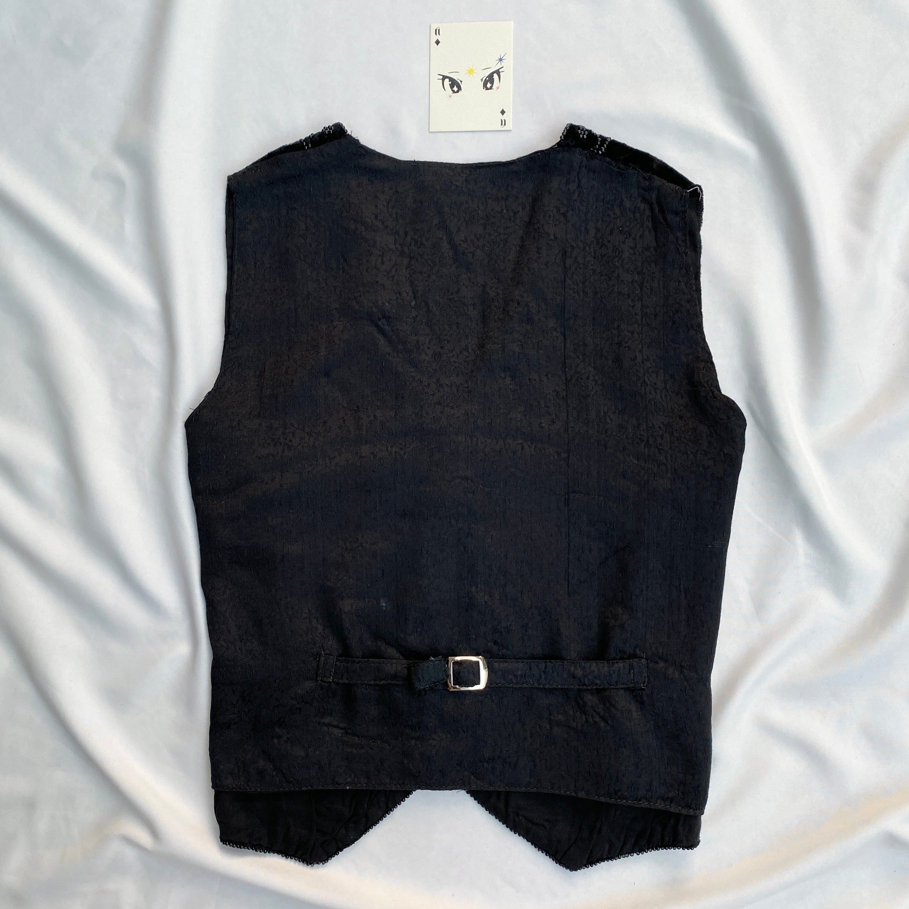 BLACK EMBELLISHED VEST (Bust : 34-38, Upper Waist : 30-38)