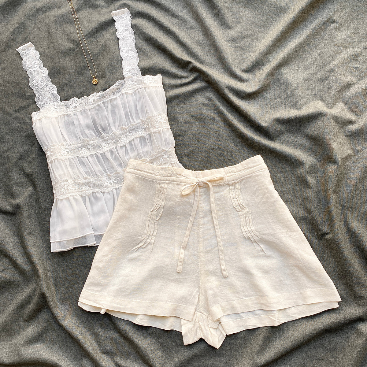 LINEN SHORTS FROM FREE PEOPLE (Two sizes)