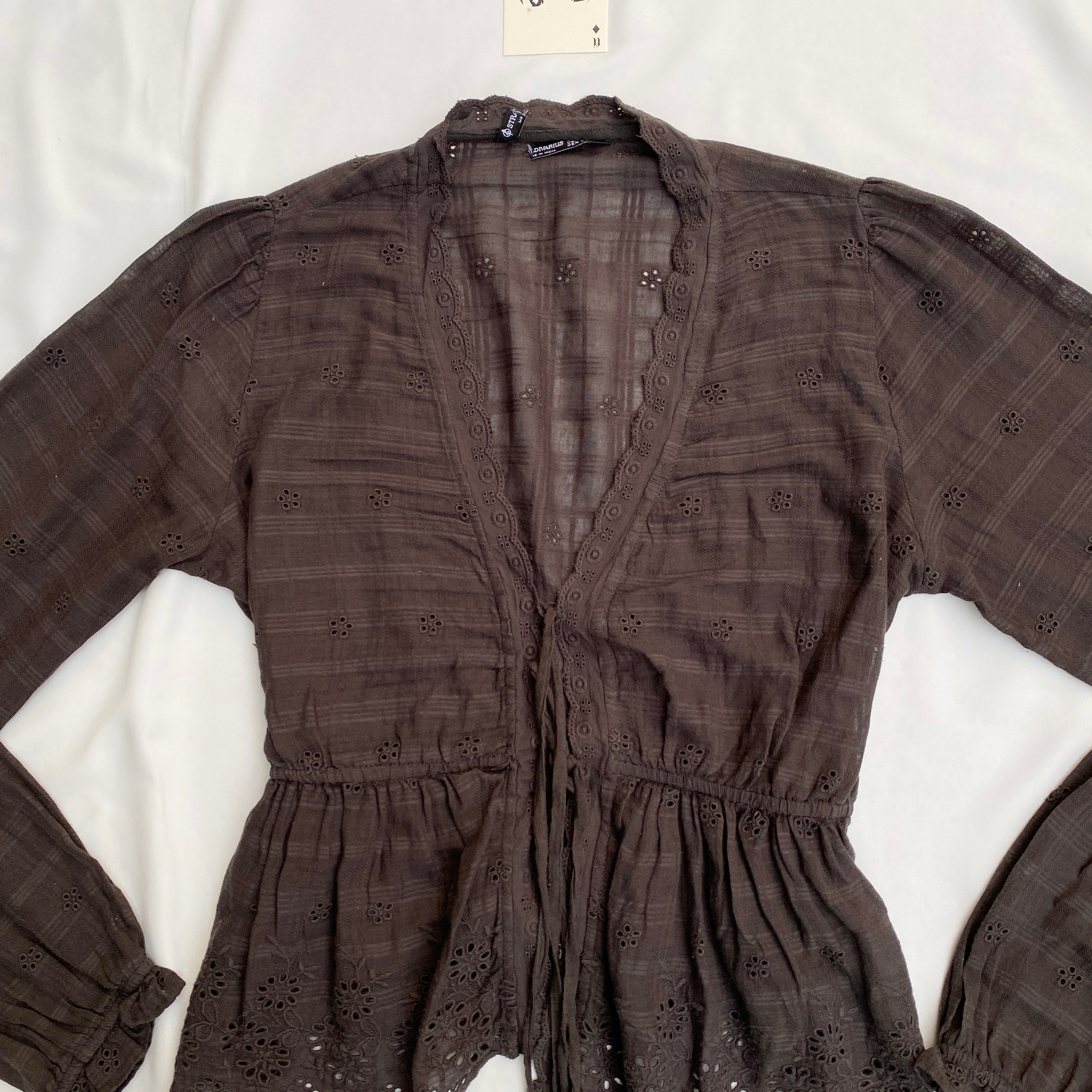 BLACK TOP FROM STRADIVARIUS (Sizes available)