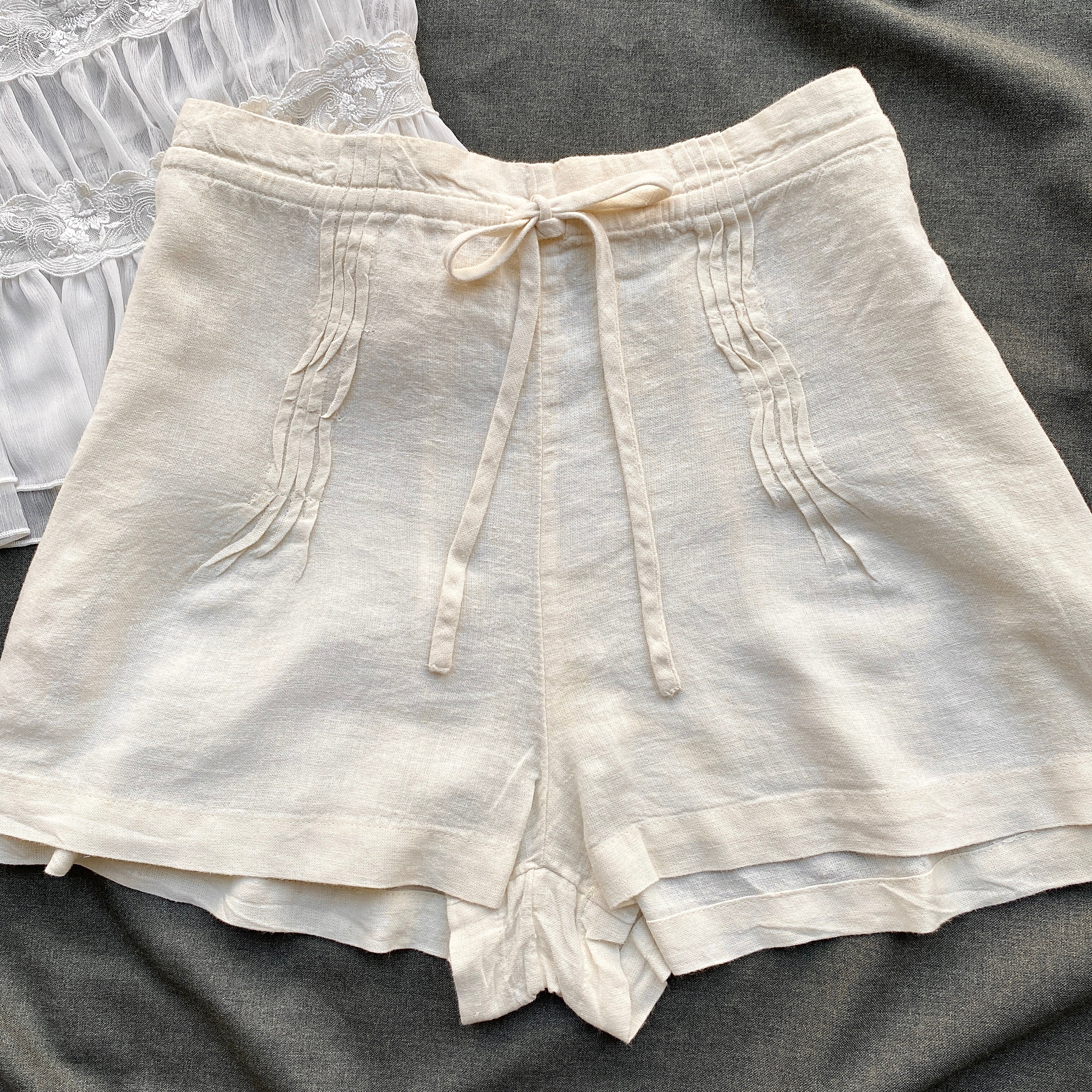 LINEN SHORTS FROM FREE PEOPLE (Two sizes)