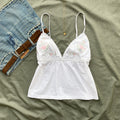 WHITE EMBROIDERED TOP (Bust : 36-38, Upper Waist : 30-36)