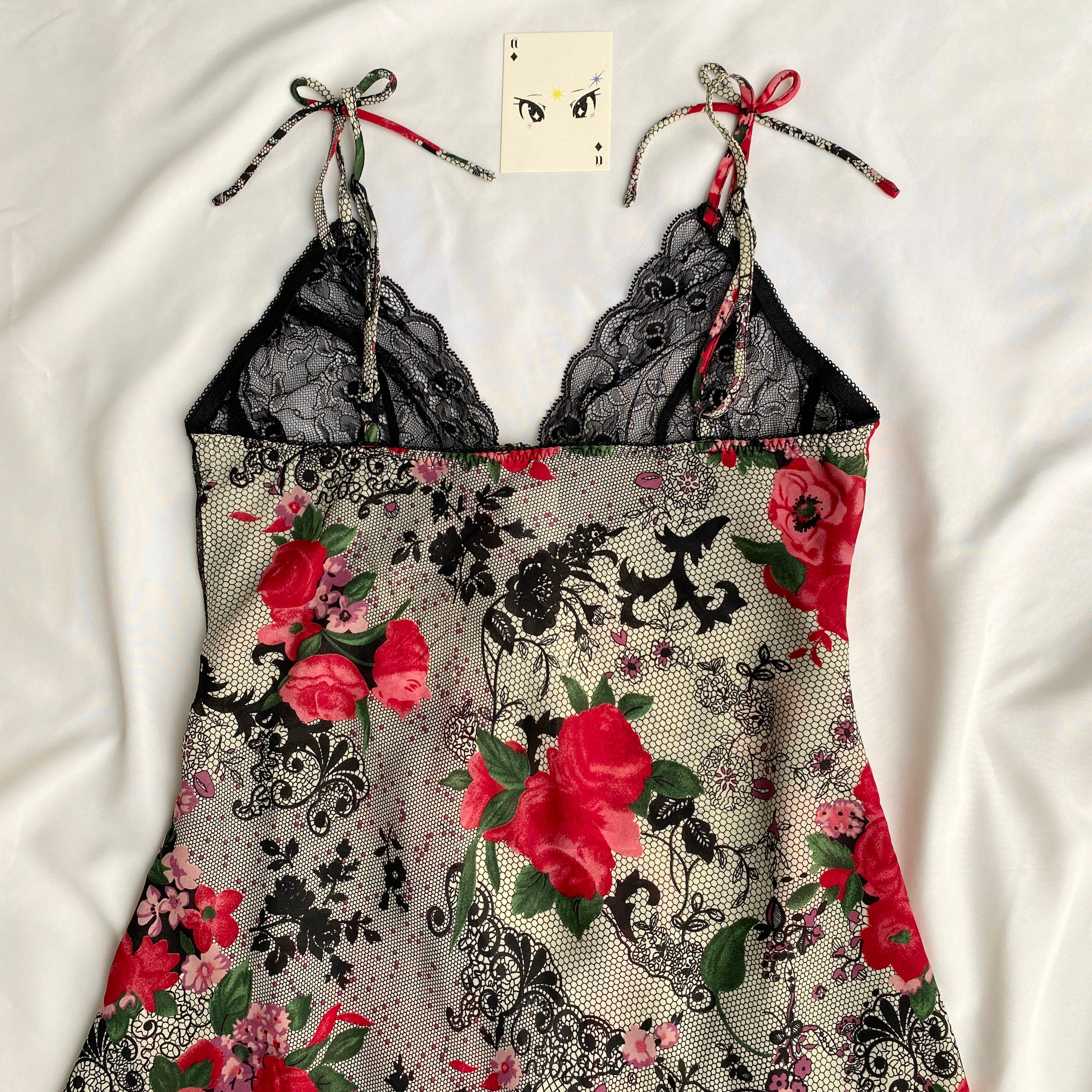FLORAL BABYDOLL TOP (Bust : 30-34, Upper Waist : Free)