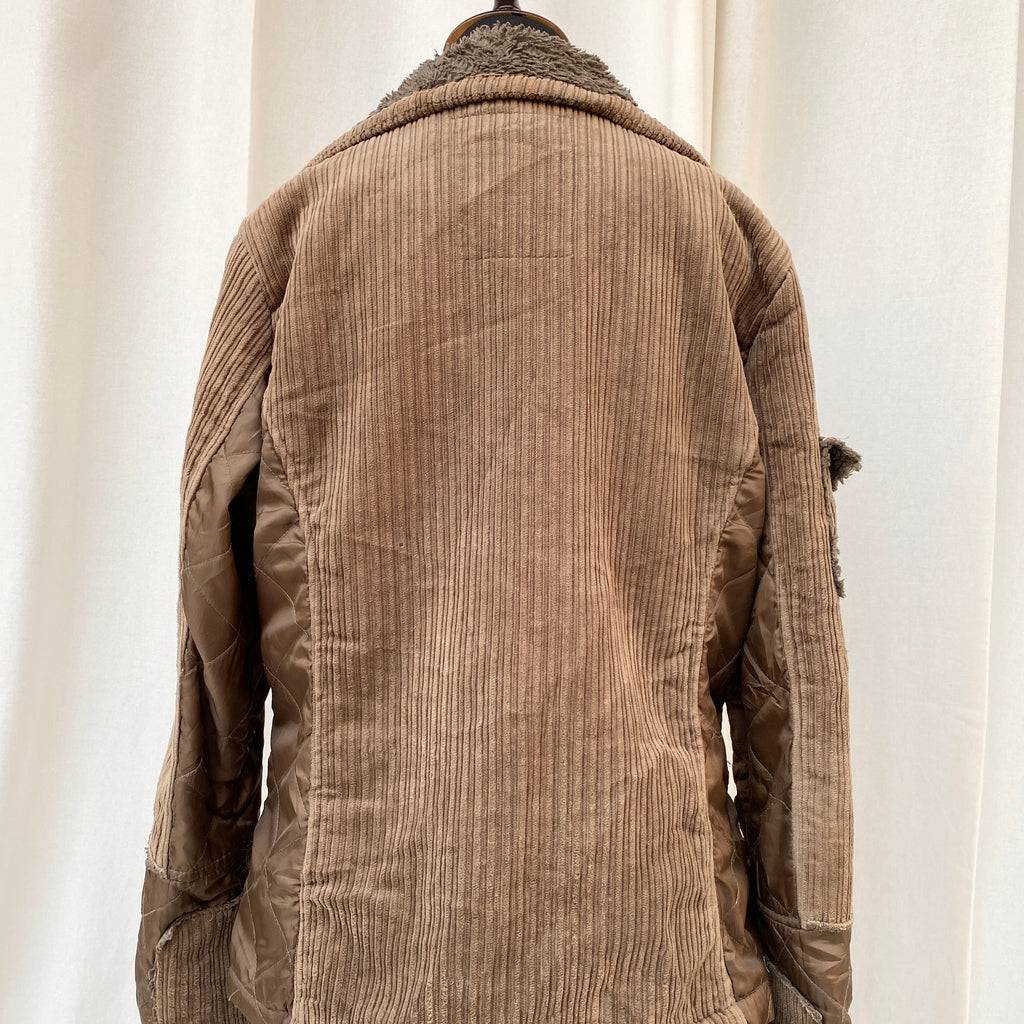 BROWN FUR JACKET (Fits M/L/XL)