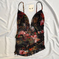FLORAL TOP FROM PRETTY LITTLE THING (Bust : 34-38, Upper Waist : 28-34)