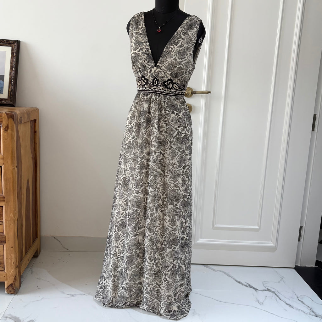 PAISLEY MAXI DRESS (Bust : 34-36, Upper Waist : 28-34)