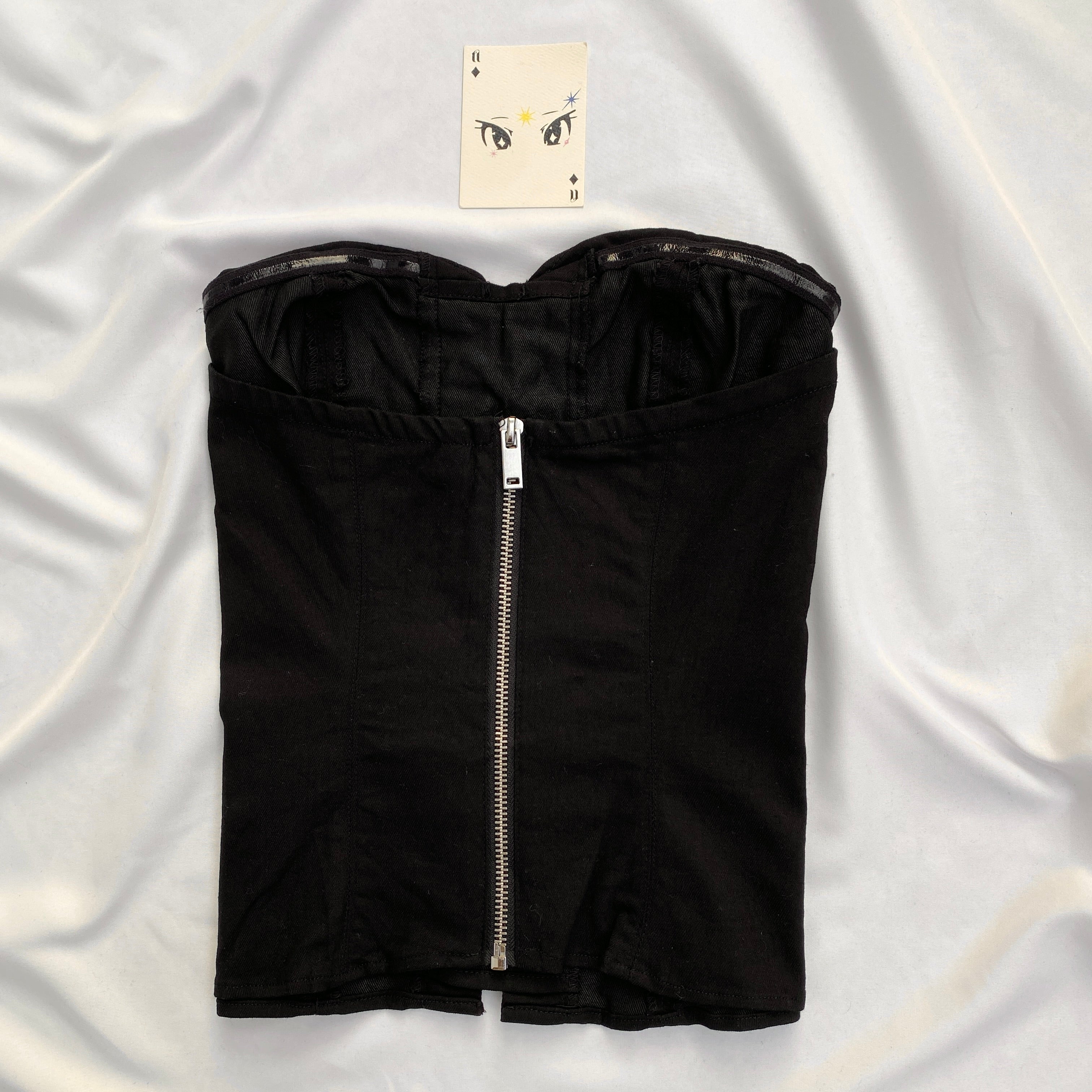 BLACK CORSET FROM HM (Bust : 30-34, Upper Waist : 24-28)