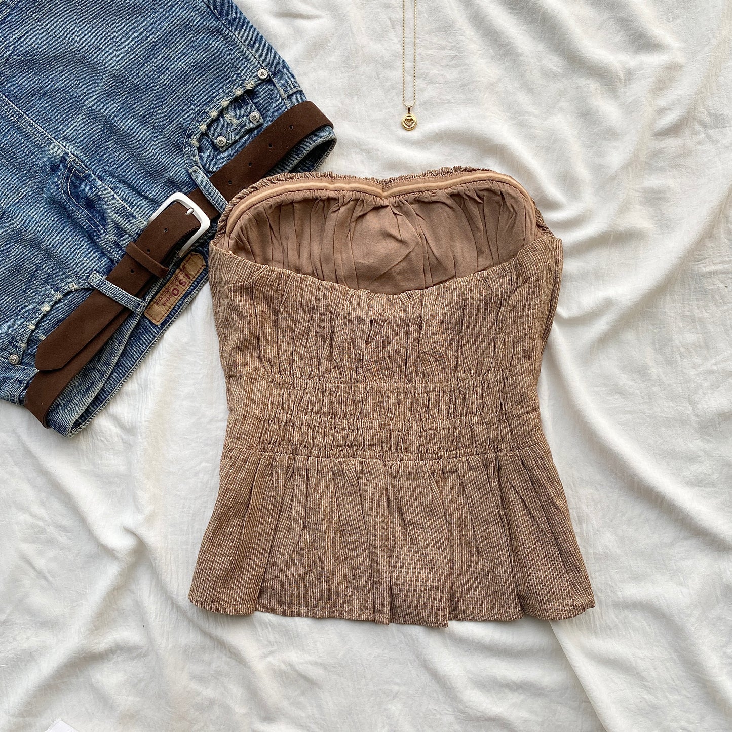 STRIPED TUBE TOP FROM ANTHROPOLOGY (Sizes available)