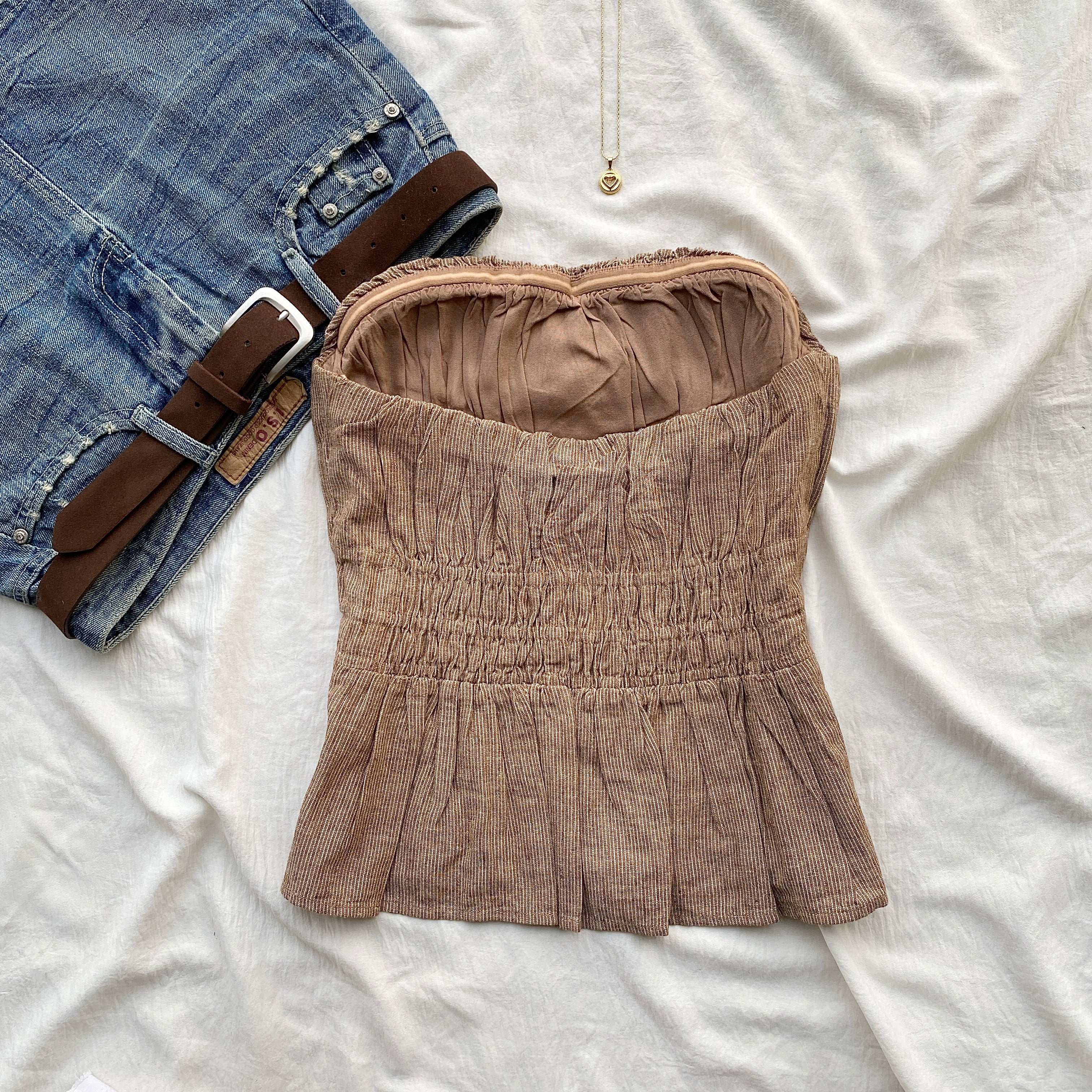 STRIPED TUBE TOP FROM ANTHROPOLOGY (Sizes available)