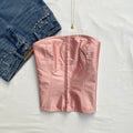 PINK CORSET (Bust : 32-34, Upper Waist : 26-28)