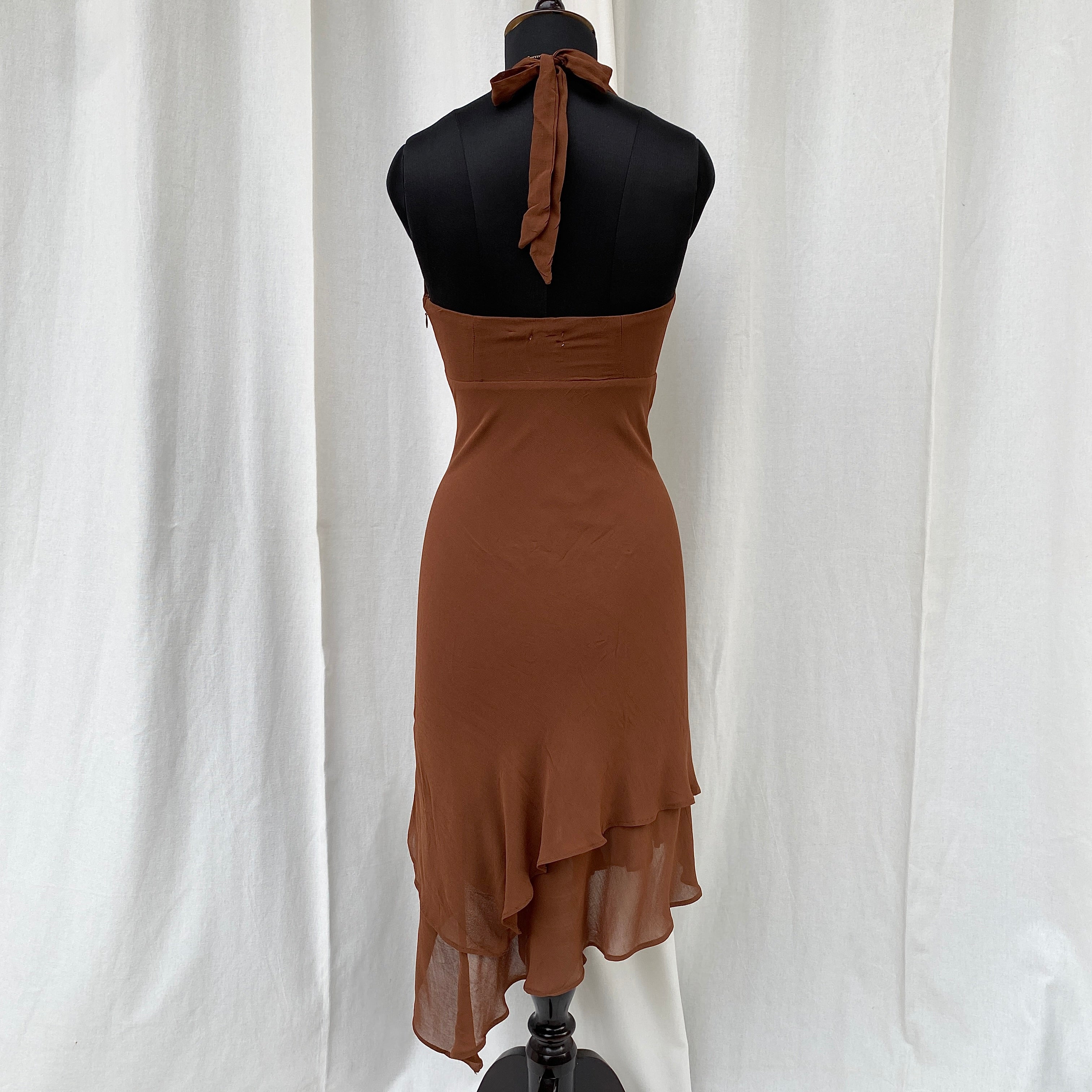 BROWN EMBROIDERED DRESS FROM URBAN OUTFITTERS (Multiple sizes available)