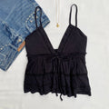 BLACK TOP FROM URBAN OUTFITTERS (Bust : 34-36, Upper Waist : 28-36)