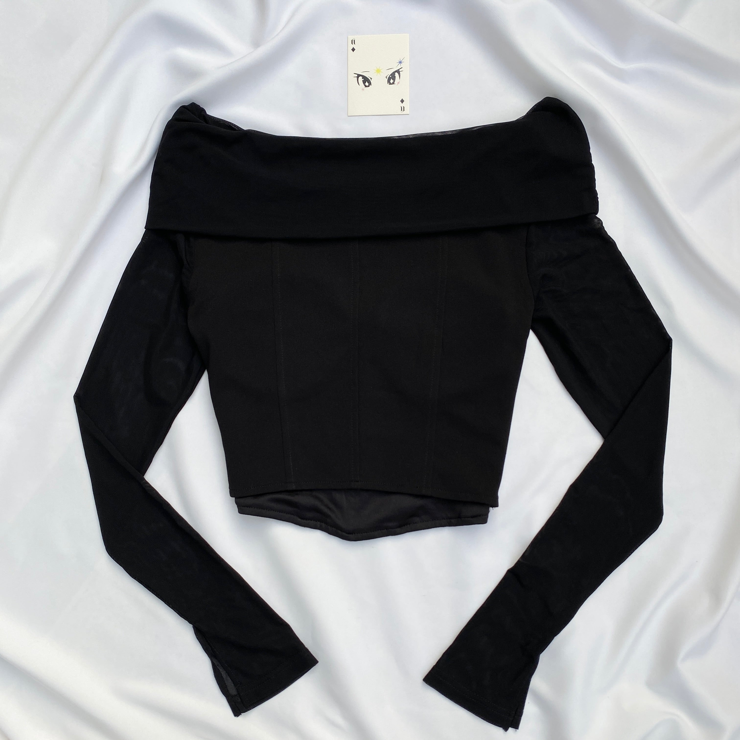 BLACK CORSET (Bust : 32-34, Upper Waist : 26-32)