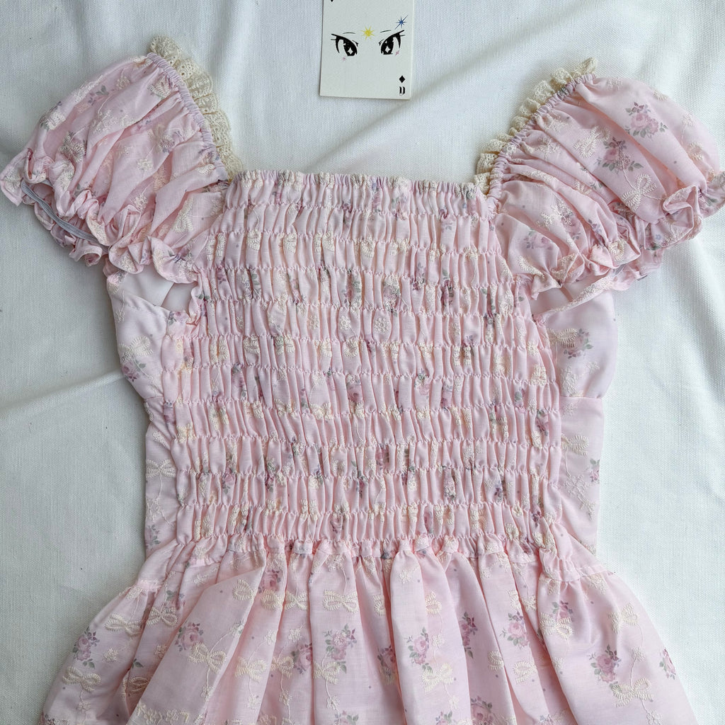 PINK EMBROIDERED TOP (Bust : 28-32, Upper Waist : 23-28)