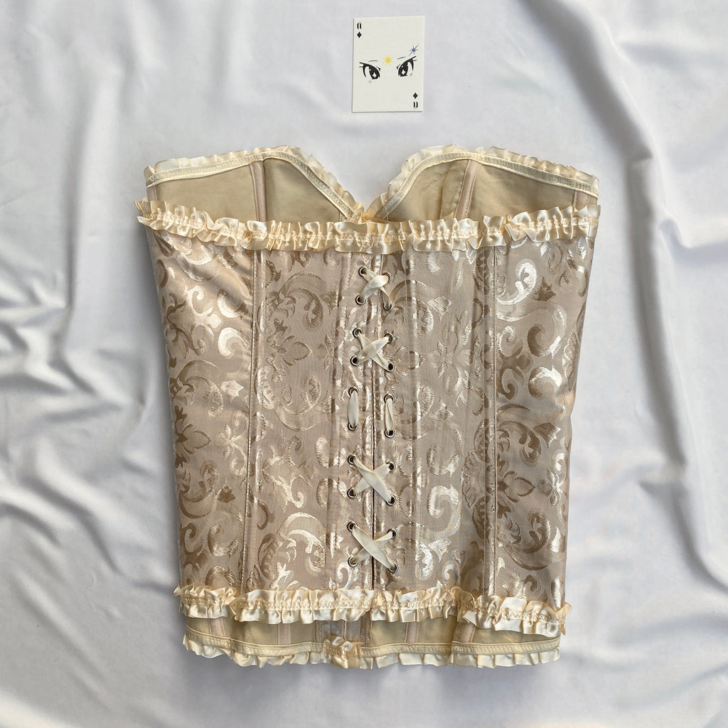BEIGE CORSET (Bust : 36-40, Upper Waist : 32-36)