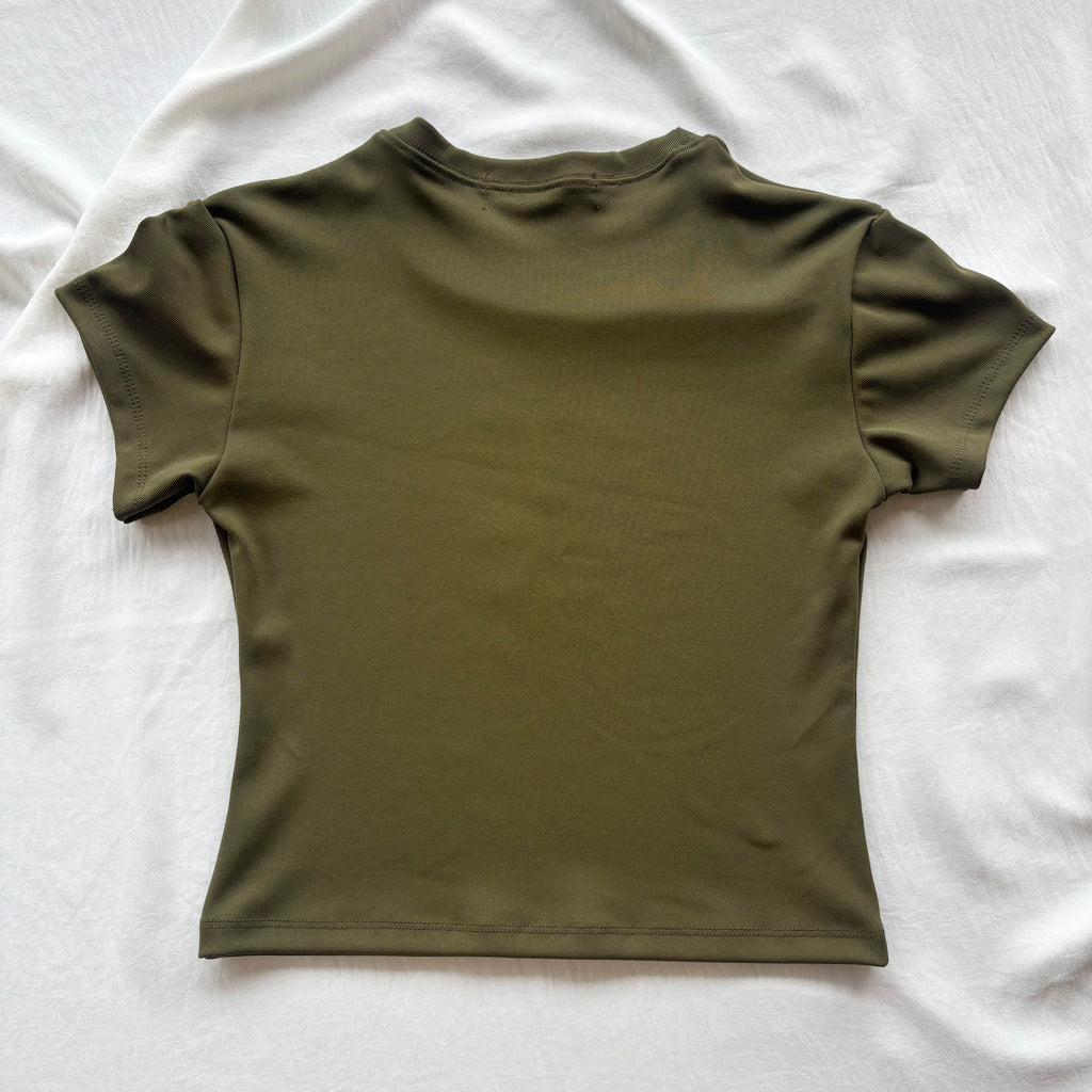 GREEN ICE CREAM BABY TEE